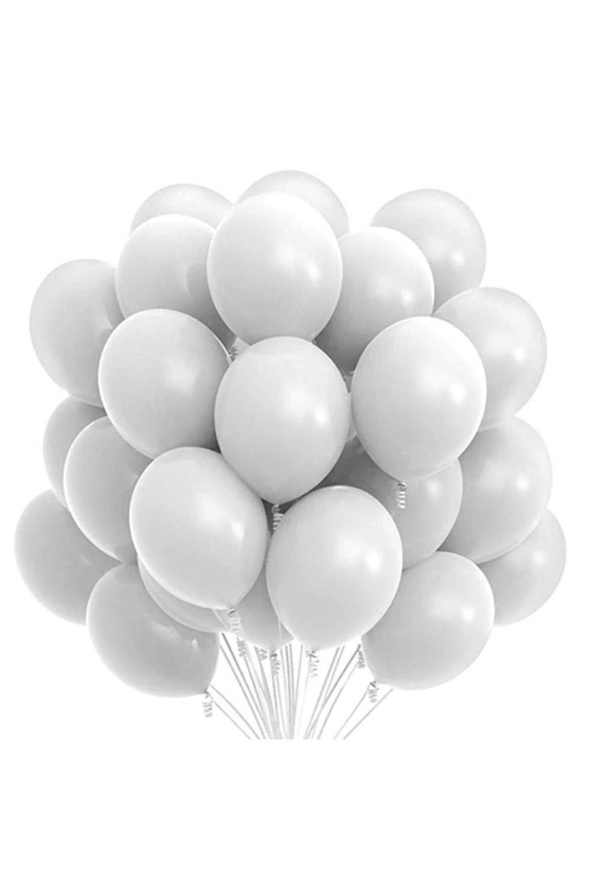ZENVİVA PASTEL BALON BEYAZ 50 ADET