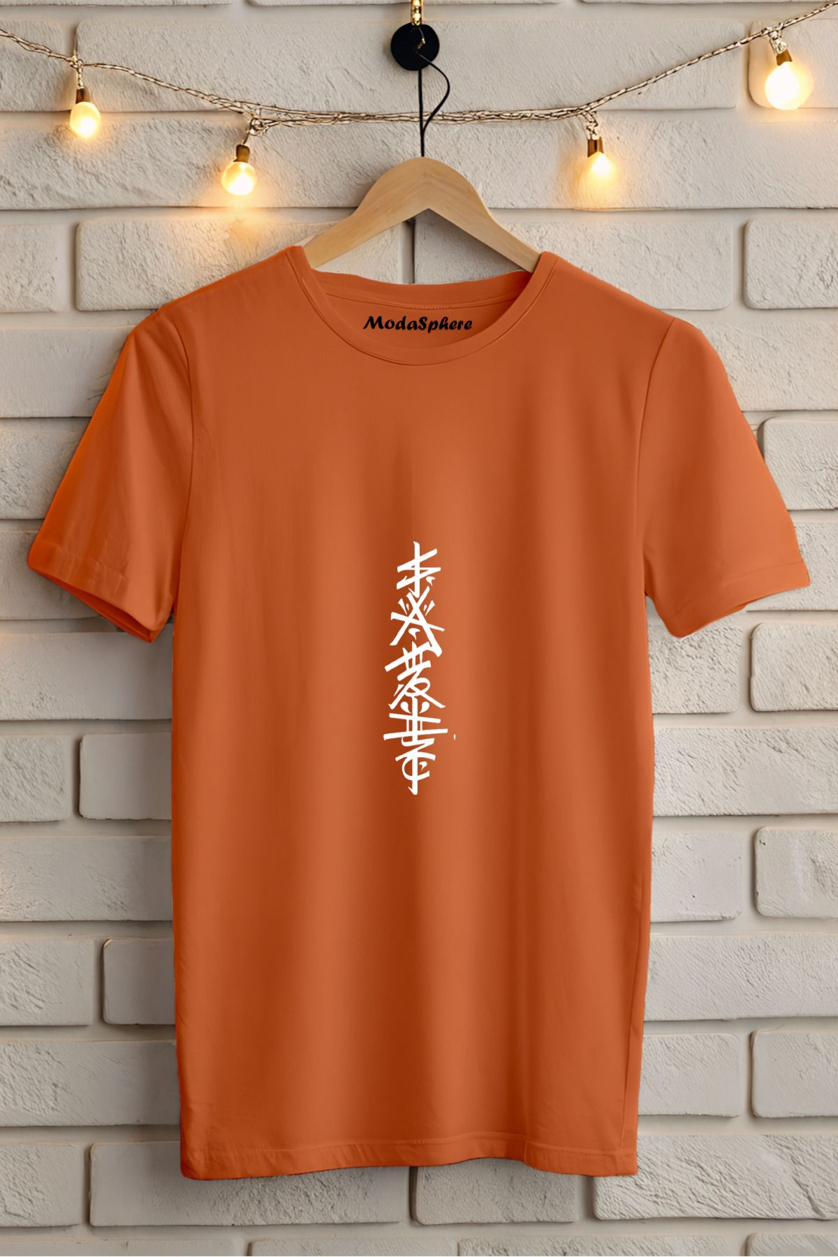 ModaSphere Baskılı Unisex Oversize Tişört Battal Boy