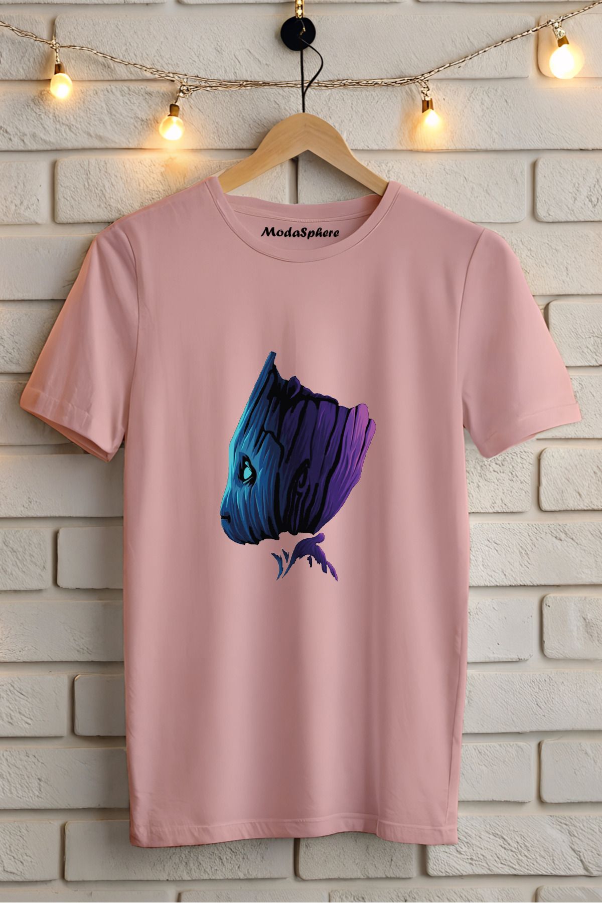 ModaSphere Baskılı Unisex Oversize Tişört