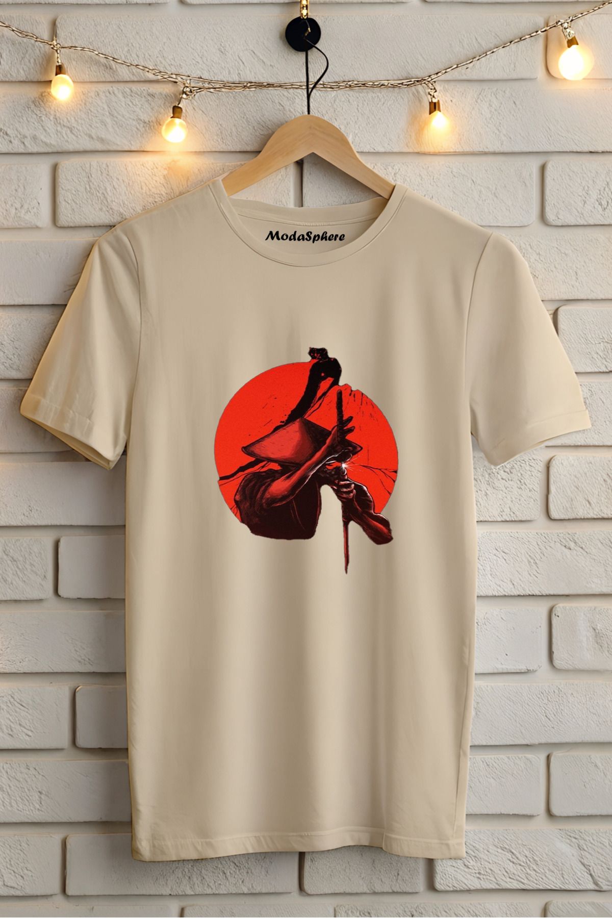 ModaSphere Baskılı Unisex Oversize Tişört Battal Boy