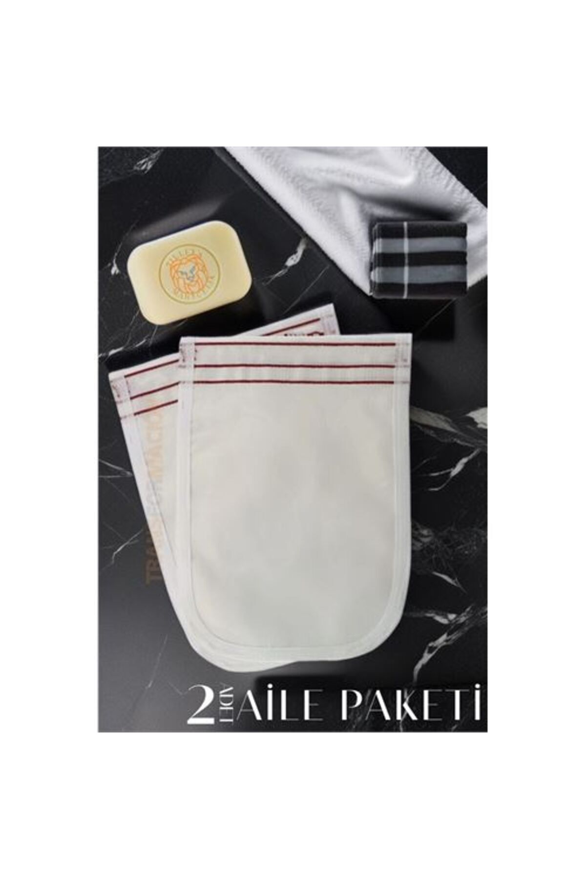 NEZADE STORE Banyo Kesesi 2 li Aile Paketi