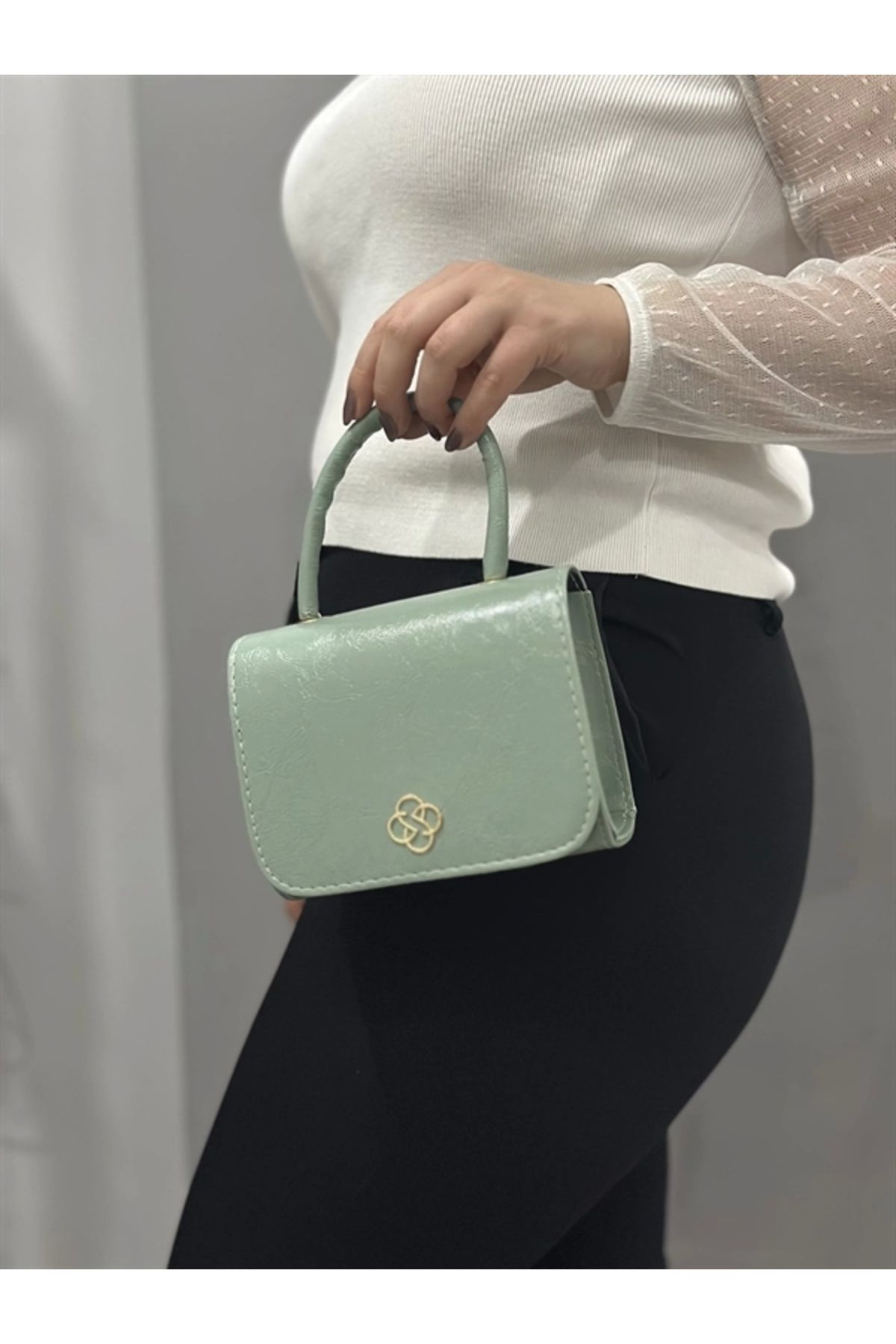 FASHIONLINE Mint cilt krash çanta