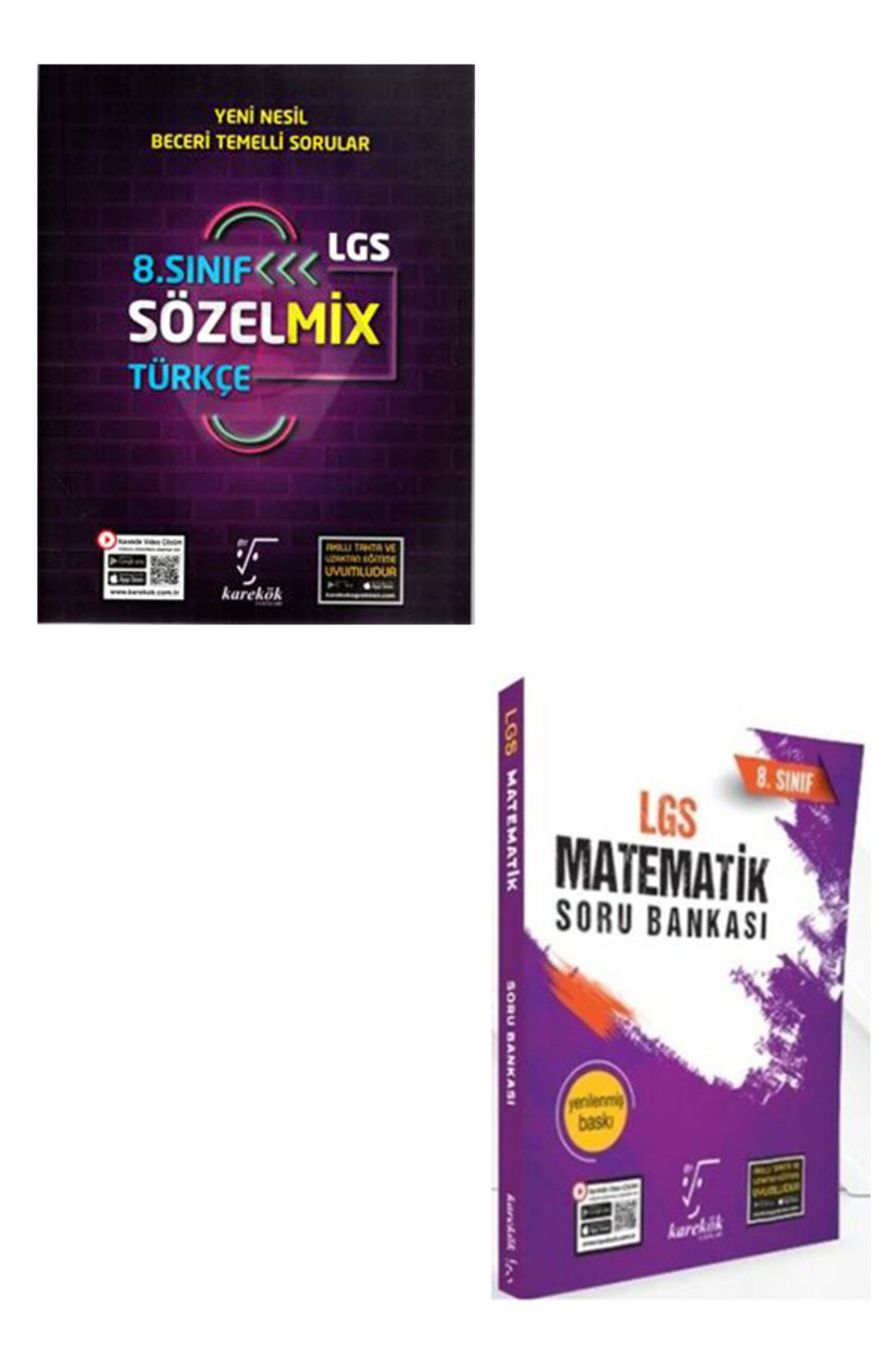 Yeni Müfredat Yayınları LGS 8. Sınıf SözelMix Türkçe ve Matematik Soru Bankası Seti