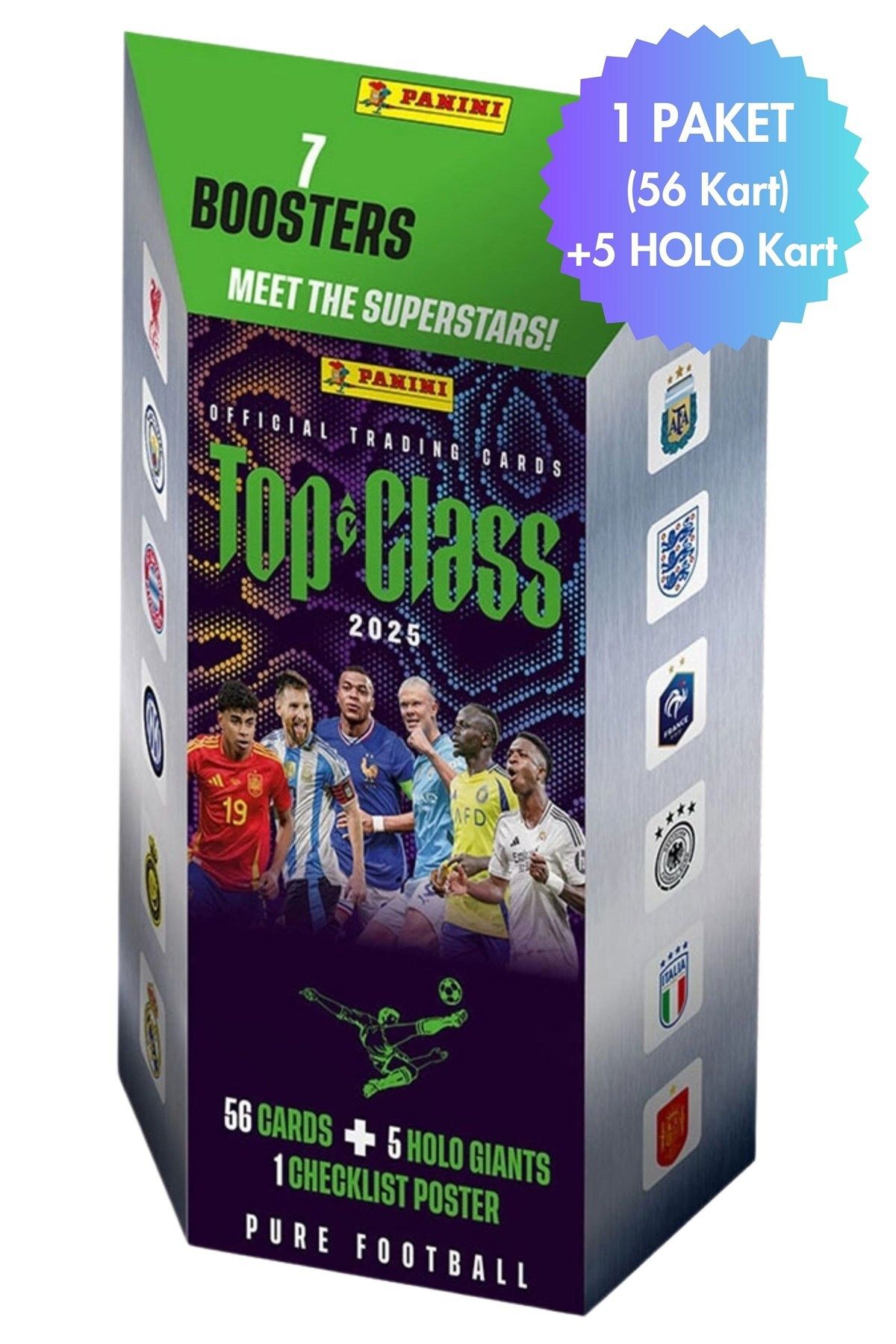 Toyika Panini Top Class 2025 Boosters 56 Kart + 6 Holo Kart