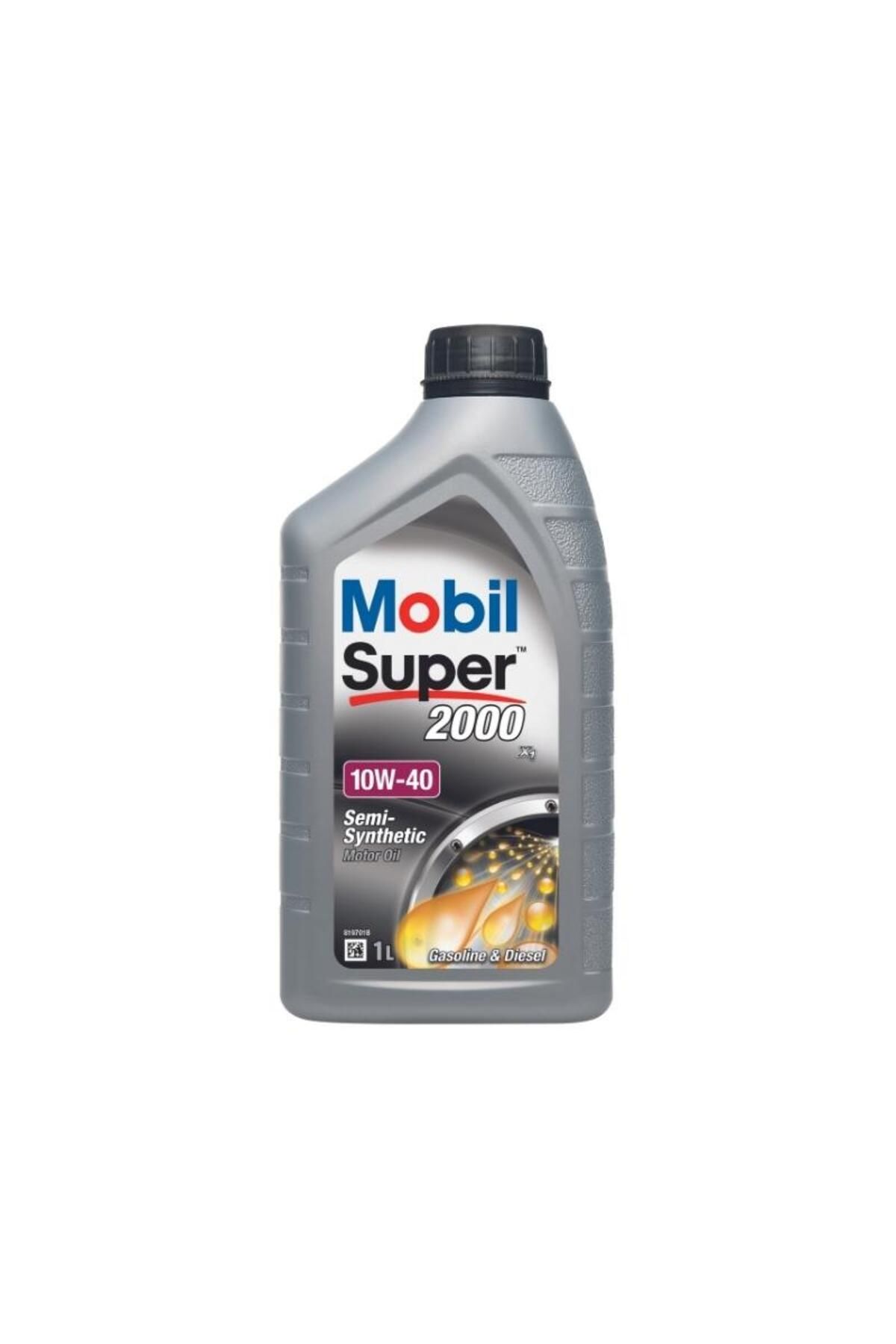 Mobil Super 2000 X1 10W-40 Yarı Sentetik Motor Yağı 1 Lt. - (3ad)
