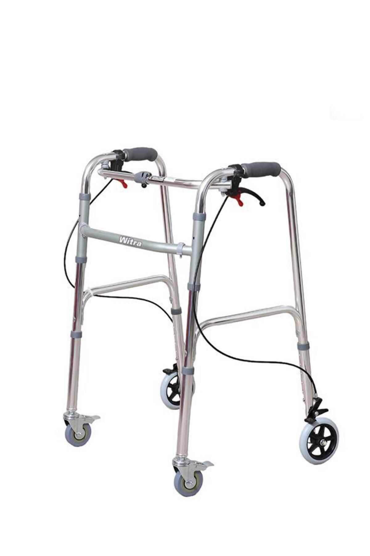 karagül WOLKER WALKER HASTA YÜRÜTEÇ 4 TEKERLEKLİ FRENLİ HASTA DESTEK APARATI