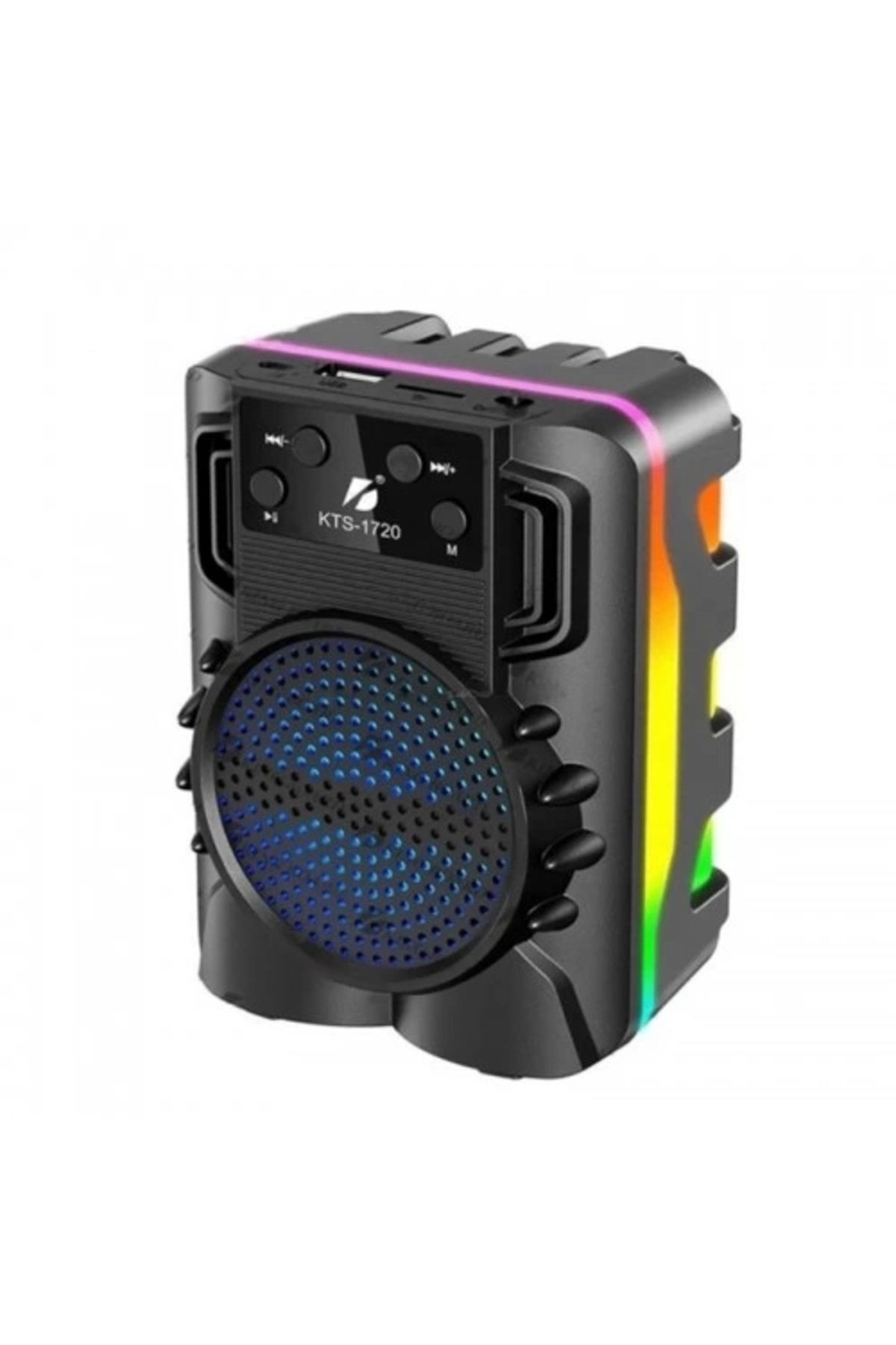 Yenimiyeni Rgb Işıklı 3 İnç Hoparlör Taşınabilir Bluetooth Hoparlor