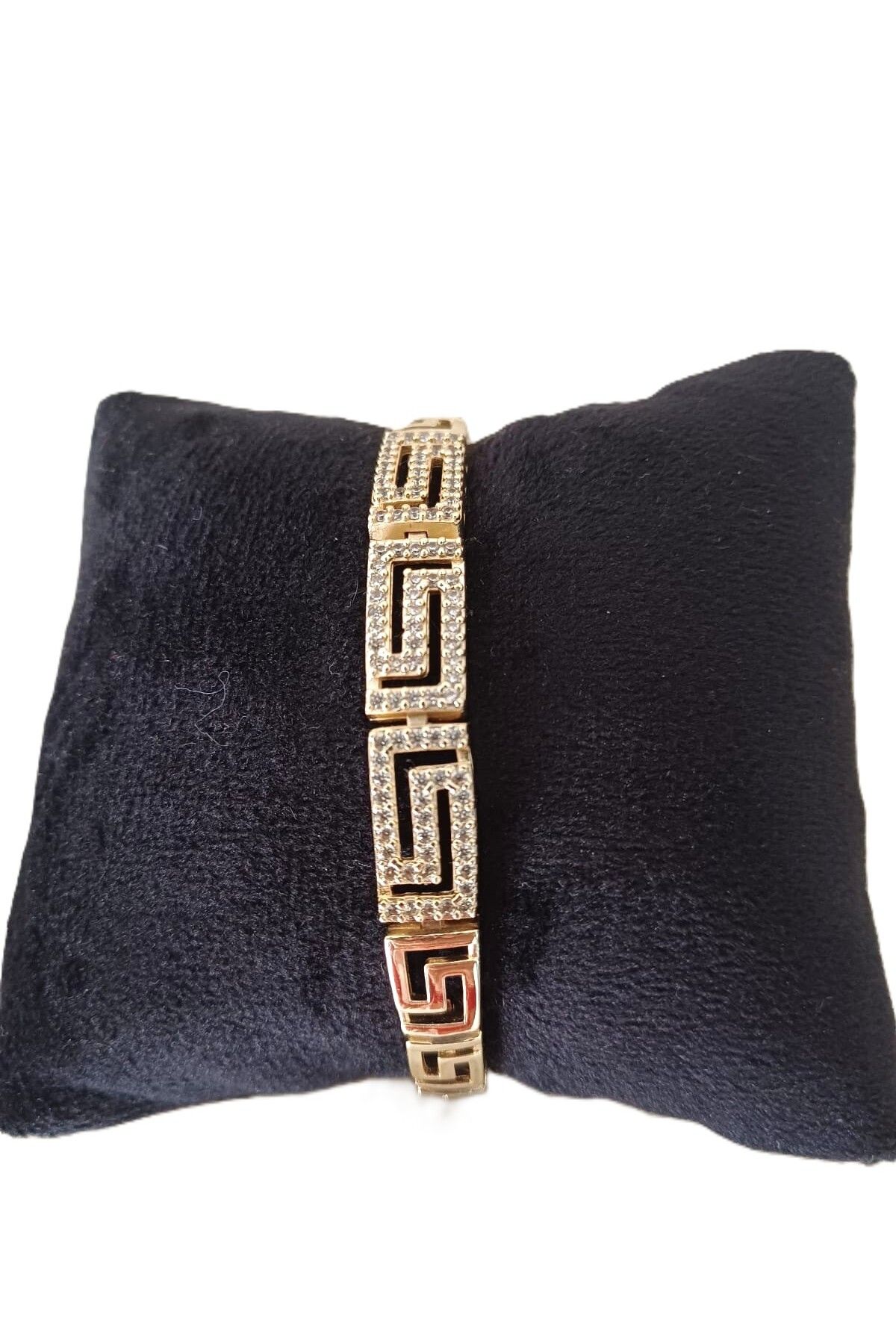 BEBİ BİJUTERİ 14 K RENK GOLD LABRENT TAŞLI GURMET BİLEKLİK