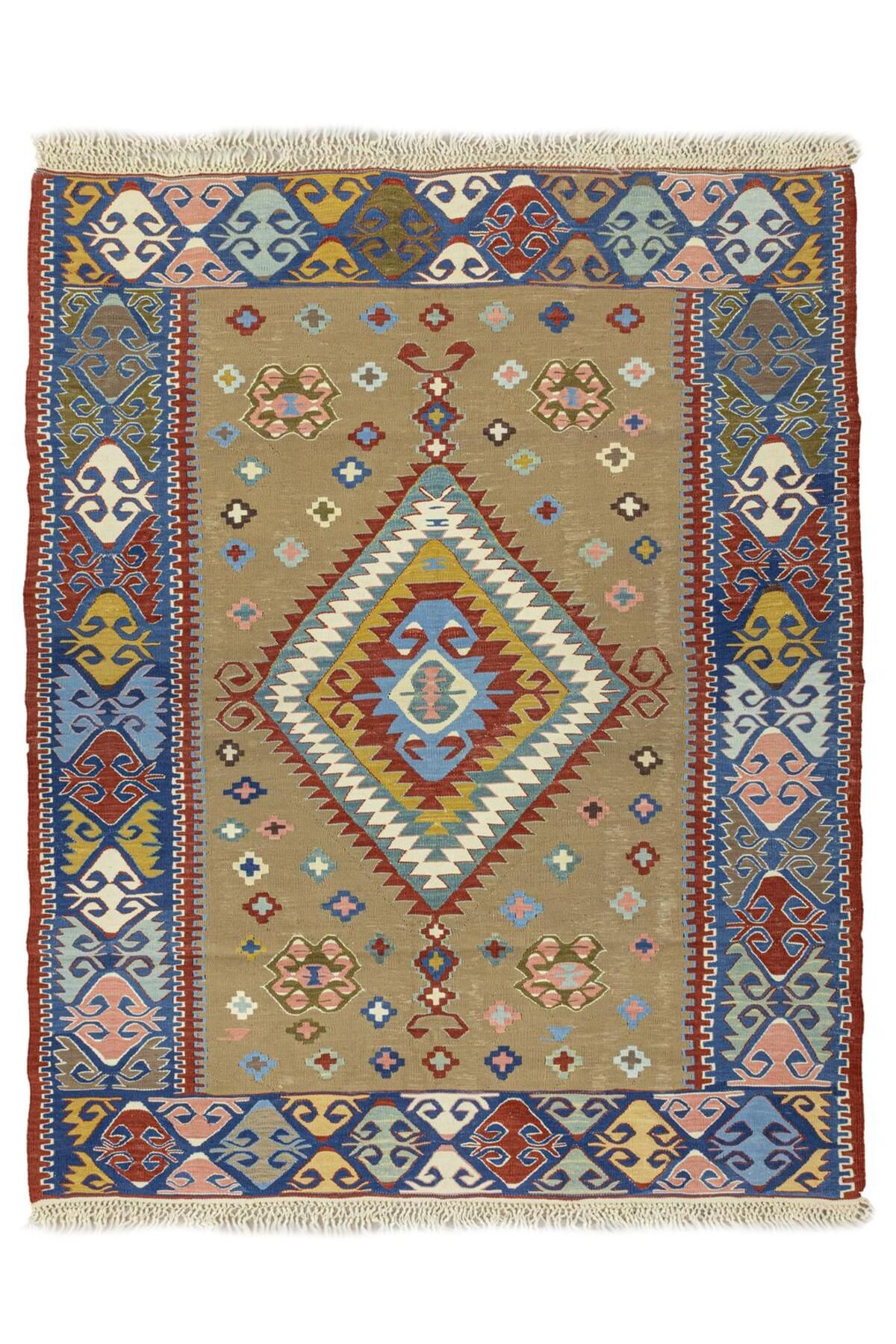 Soho Antiq Meerim Etnik Tasarımlı Yün Kilim 120x152 cm