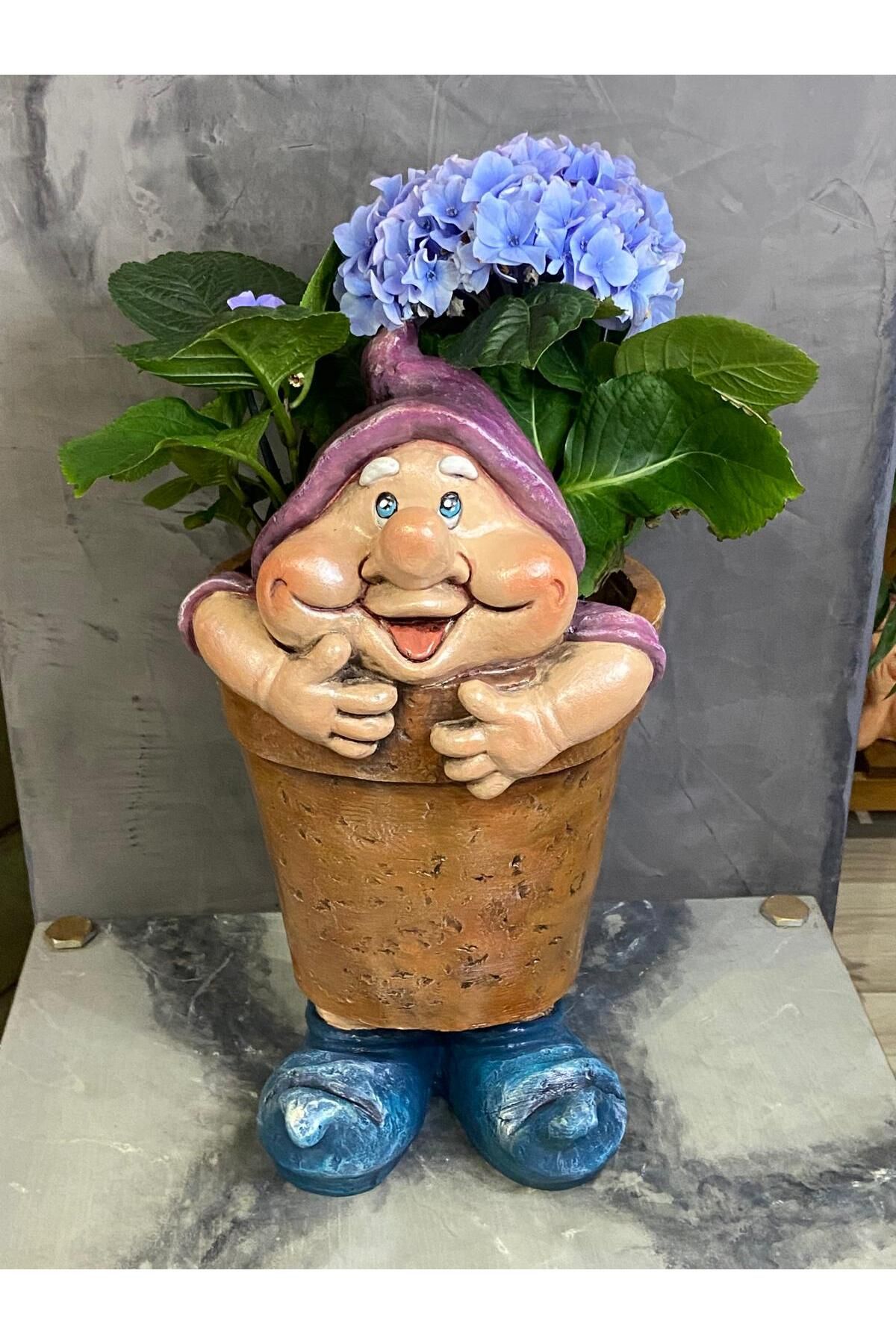 Gardenya Şans Cücesi Polyester Jumbo Saksı Model 1