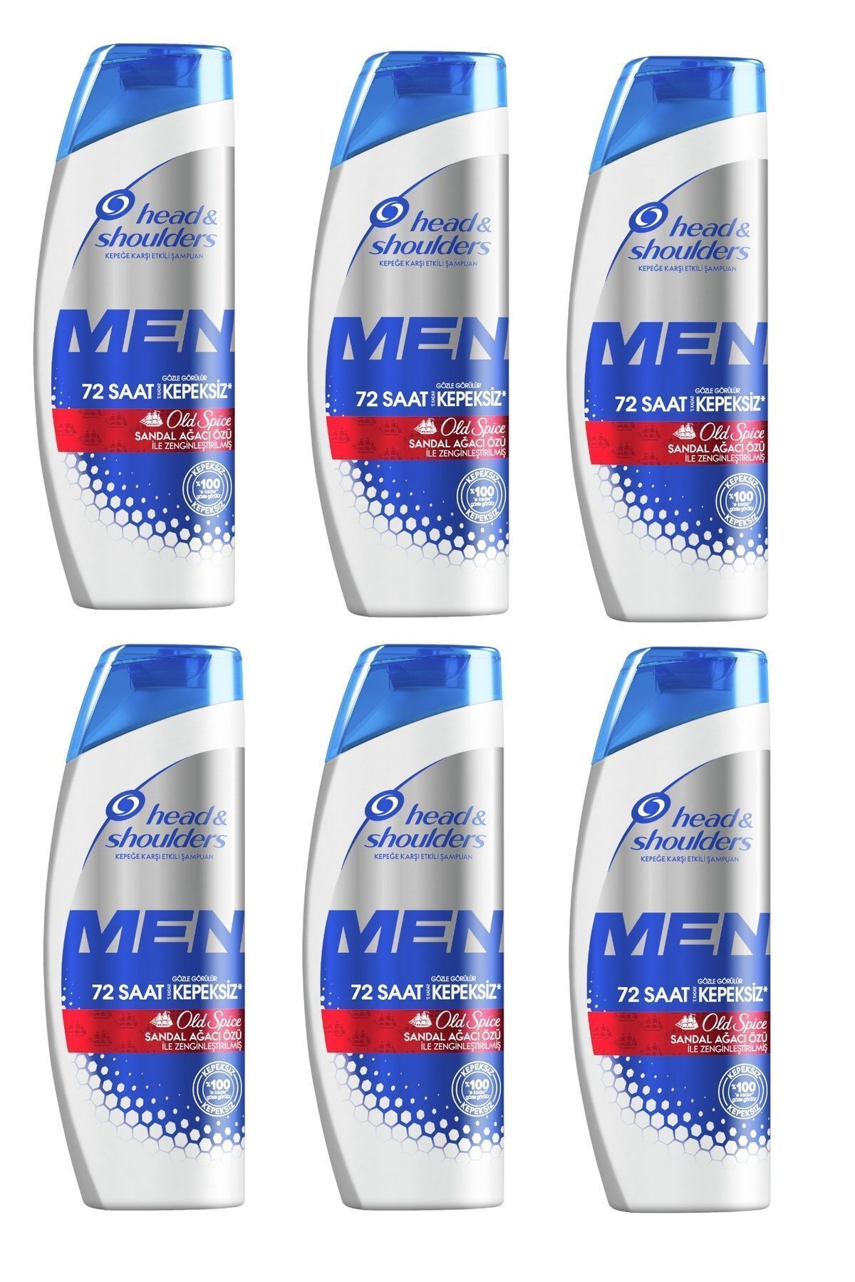 head and shoulders 300 ml Men Şampuan Old Spice X 6 Adet