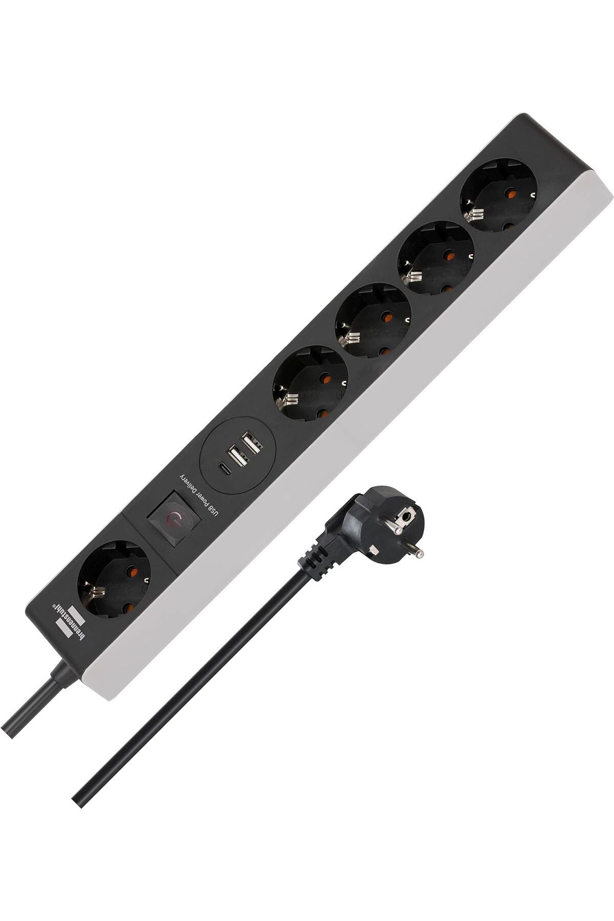 KDROĞLU plamystical 4 +1 Soketli 2 USB li 1 Type-C Grişli 1,5 Metre Kablolu Priz newing 1139529