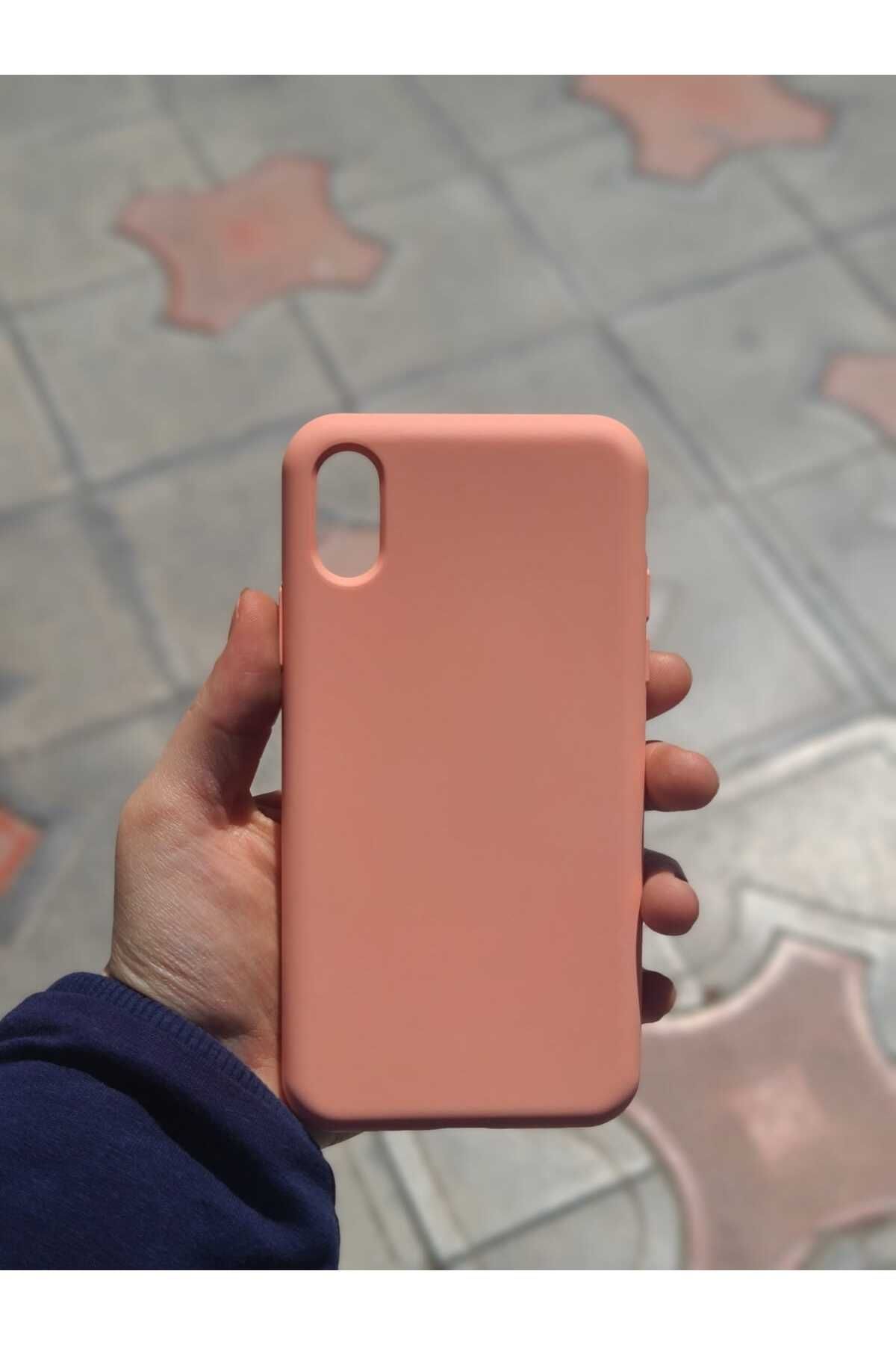 CEP-HANE Apple iPhone X-Xs Silikon İçi Kadife Telefon Kılıfi