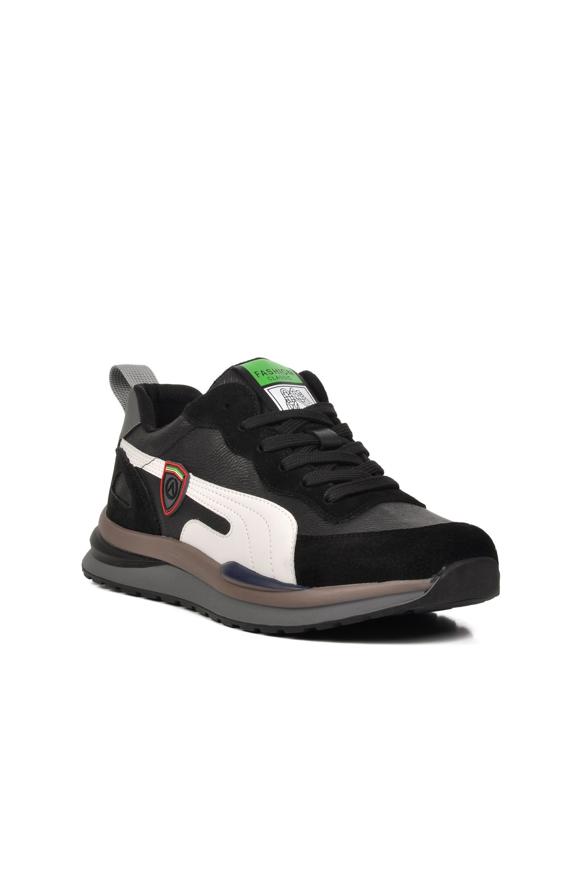 Guja Geniş Kalıp Siyah Erkek Sneaker