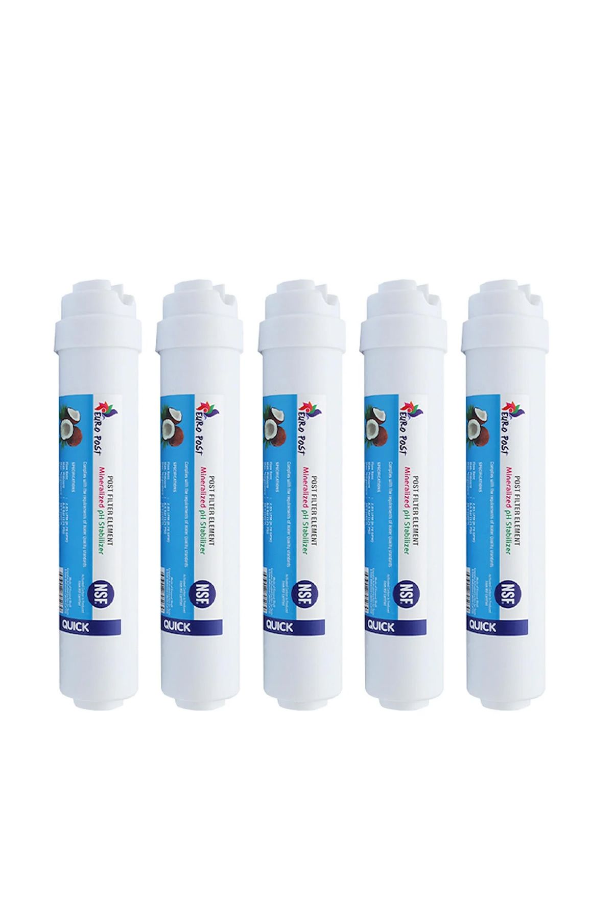 Filter Store Su Arıtma Cihazı Filtresi Son Karbon Filtre NSF Onaylı 5 Adet