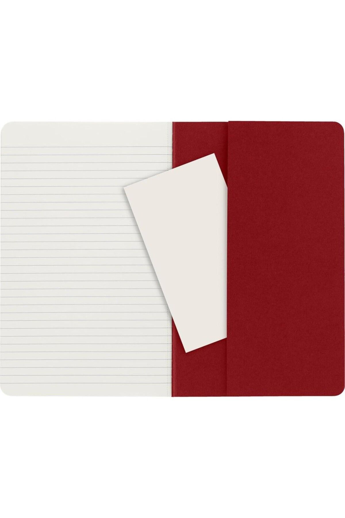 Moleskine-Striped Cahier Notepad Set of 3 L Size Blueberry Red 5