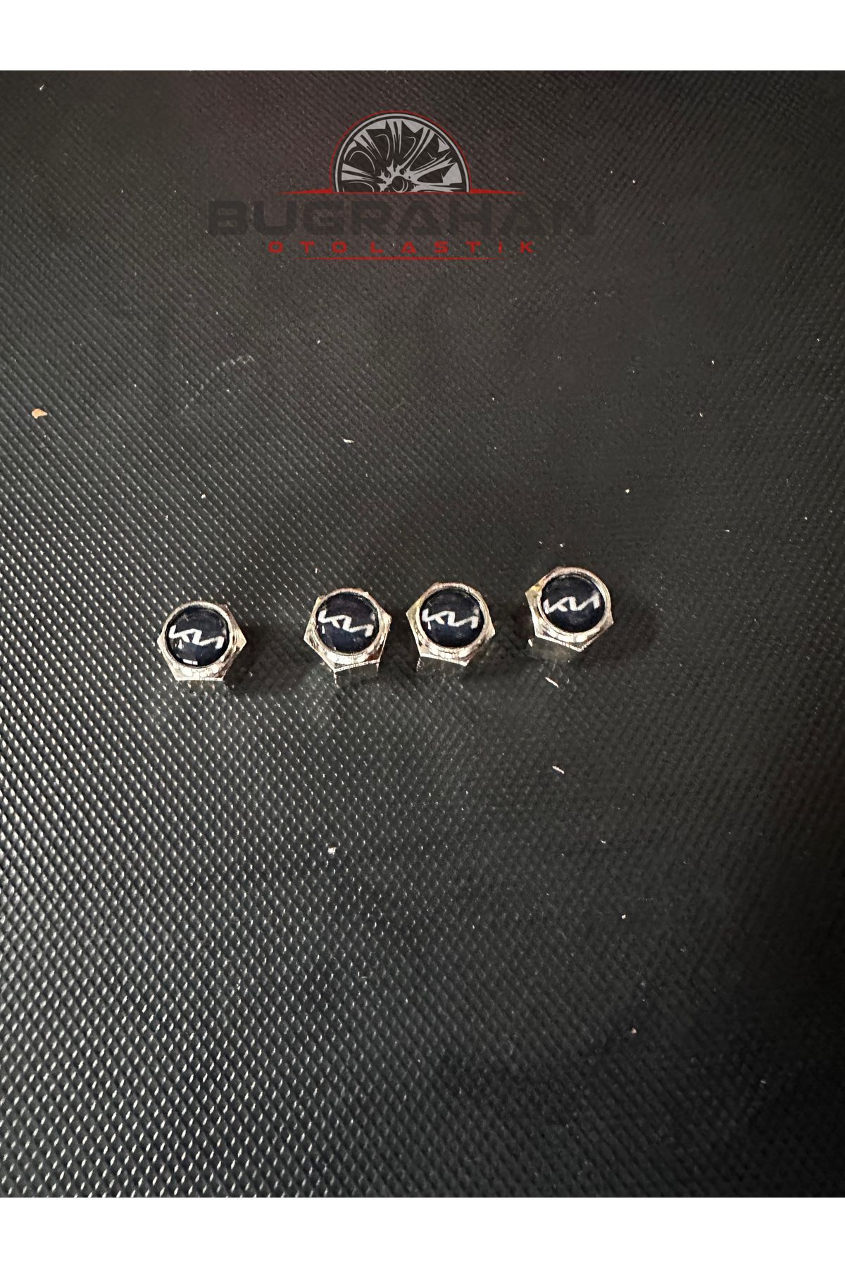 OEM Kia Logolu Sibop Kapağı Alüminyum Sibop Kapağı 4 Adet 3 Çeşit Sibop Kapağı Hediye!