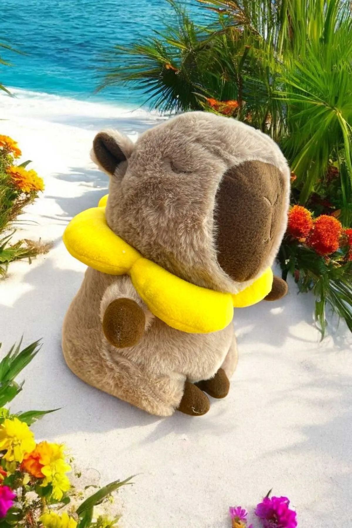 PREFTOYS Capybara Peluş Oyuncak Cappy,Capy 33 Cm