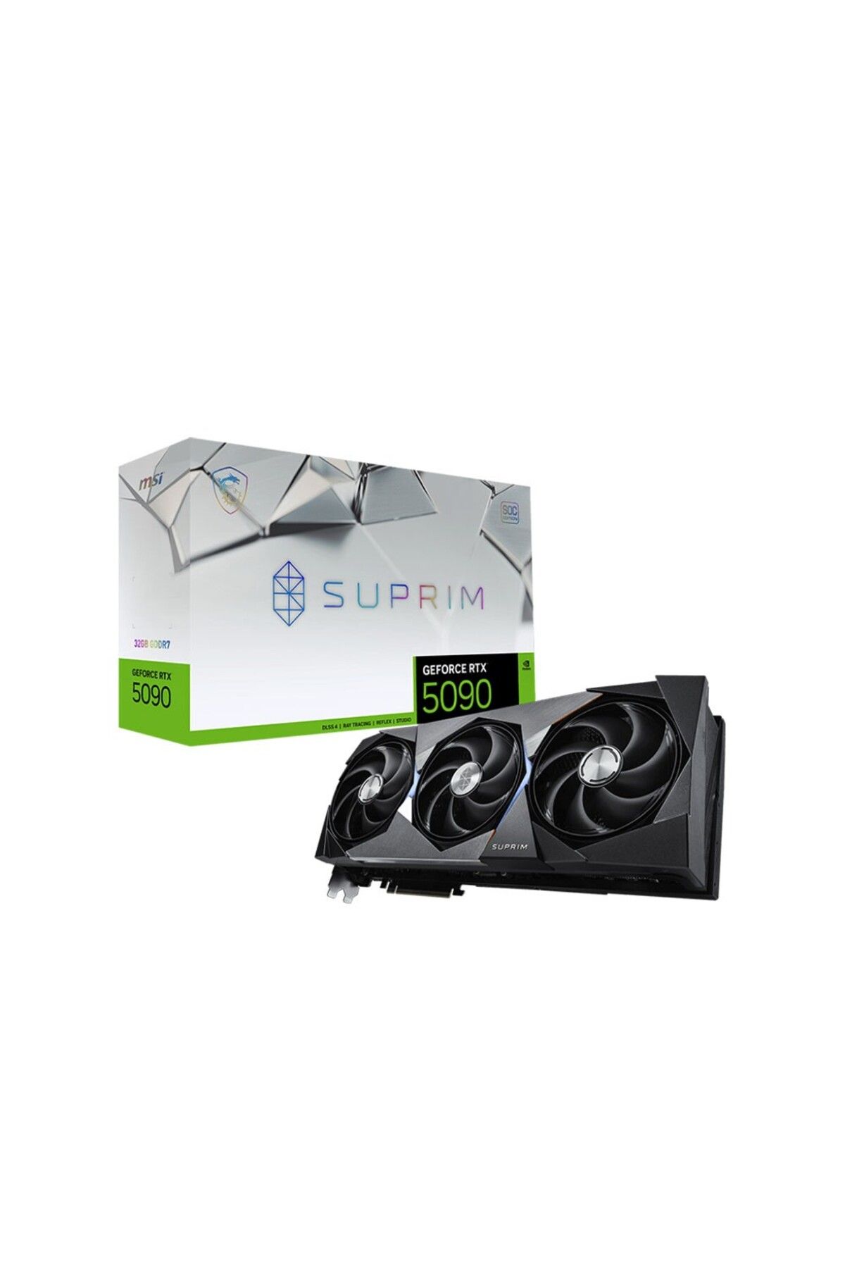 MSI GeForce RTX 5090 32G SUPRIM SOC 32GB GDDR7 512 bit DLSS 4 NVIDIA Ekran Kartı