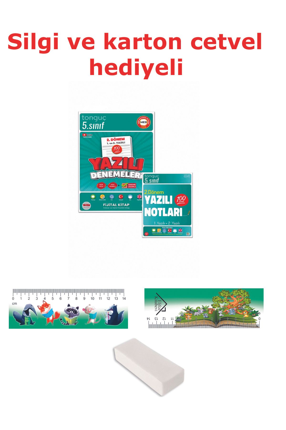 Tonguç Yayınları 5. Sınıf Yazılı Notları Ve Denemeleri 2. Dönem 1 Ve 2. Yazılı 2 Kitap - Hediyeli