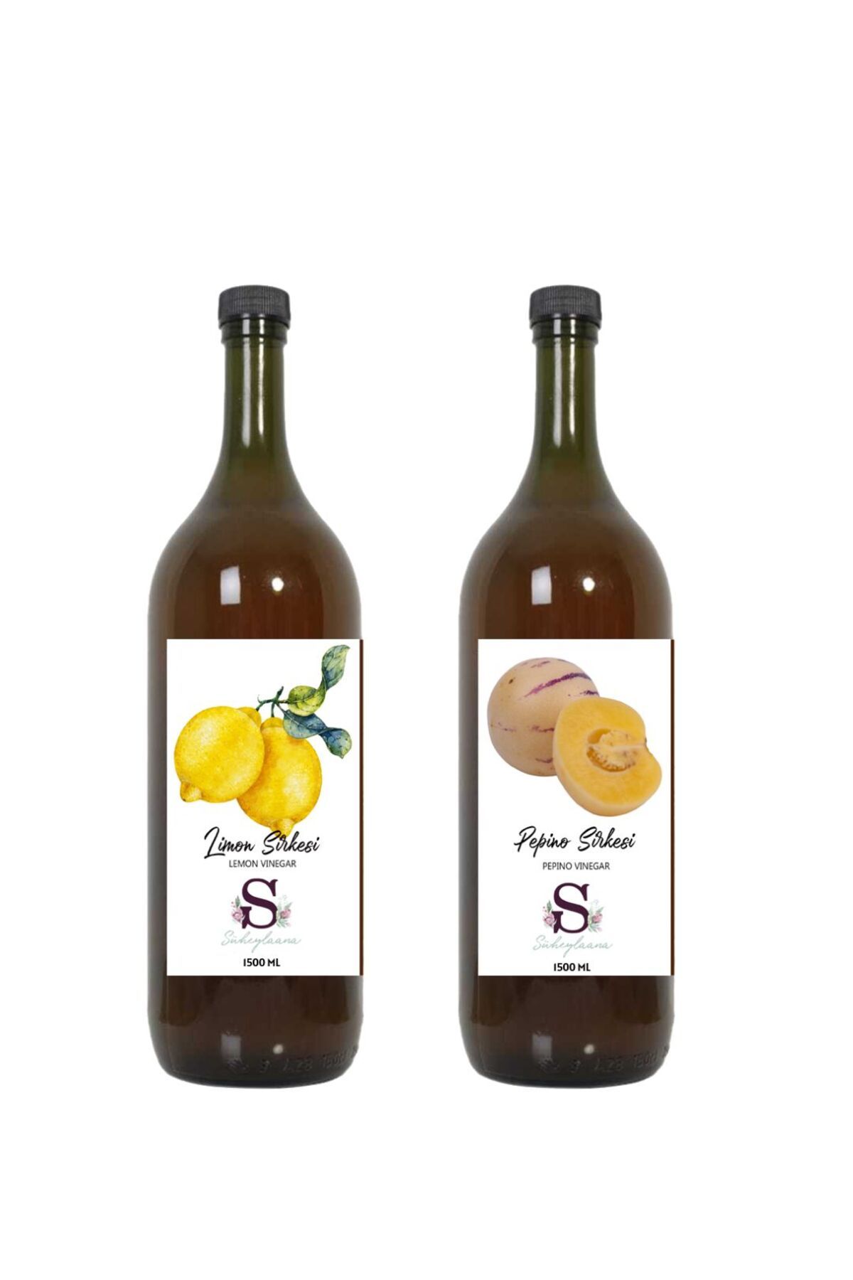 Süheylaana Doğal Limon Sirkesi 1500 Ml - Doğal Pepino Sirkesi 1500 Ml