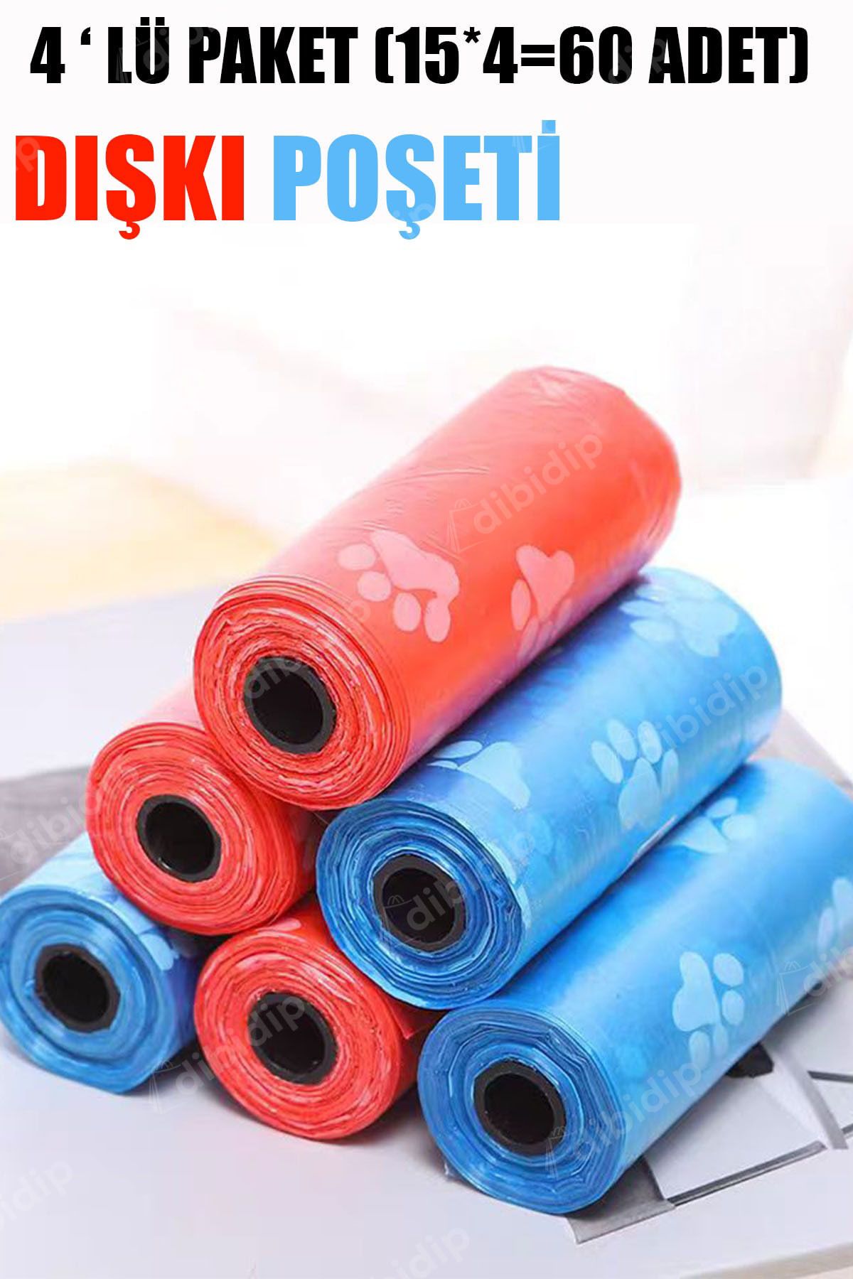 CMT 🐾EVCİL HAYVAN 4 LÜ SET DIŞKI POŞETİ
