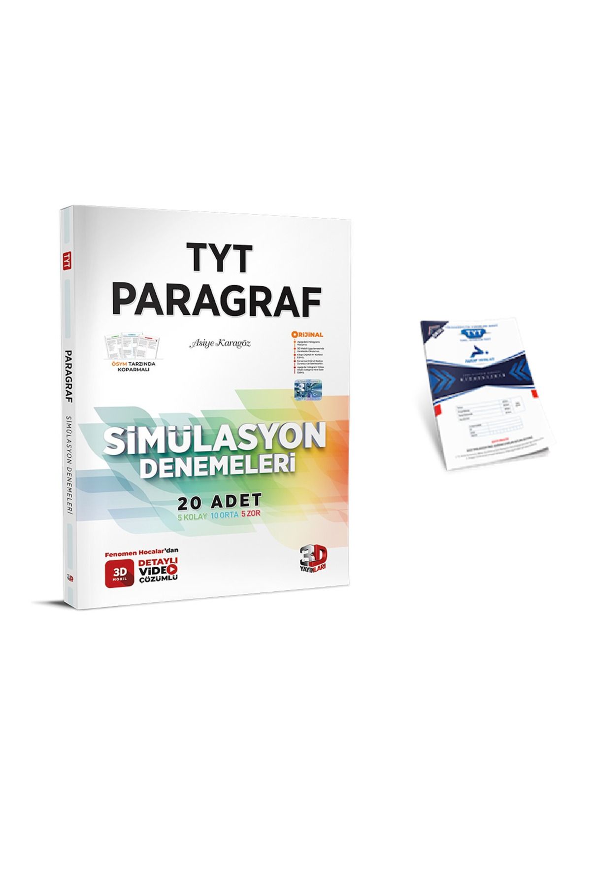3D Yayınları TYT 3D Simülasyon PARAGRAF Denemeleri ( DENEME HEDİYE)