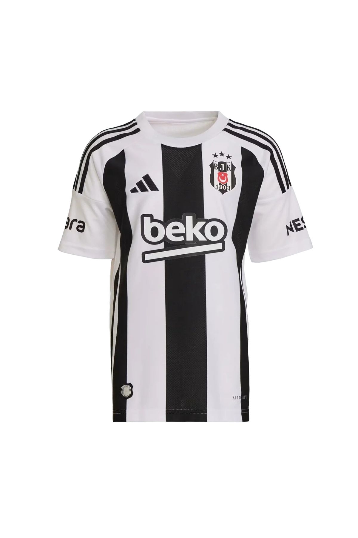 Beşiktaş Jk2785-c Adidas Bjk Striped Home Je &amp;ccedil;ocuk Forma Beyaz