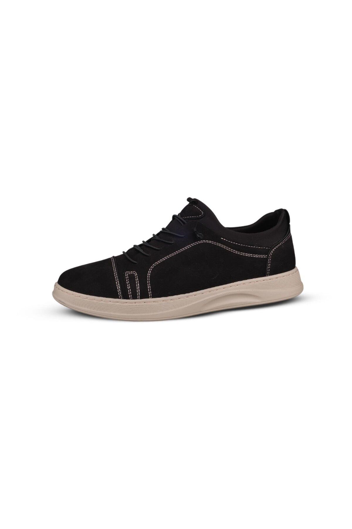 M.P. Erkek Sneaker - Siyah Nubuk, Günlük
