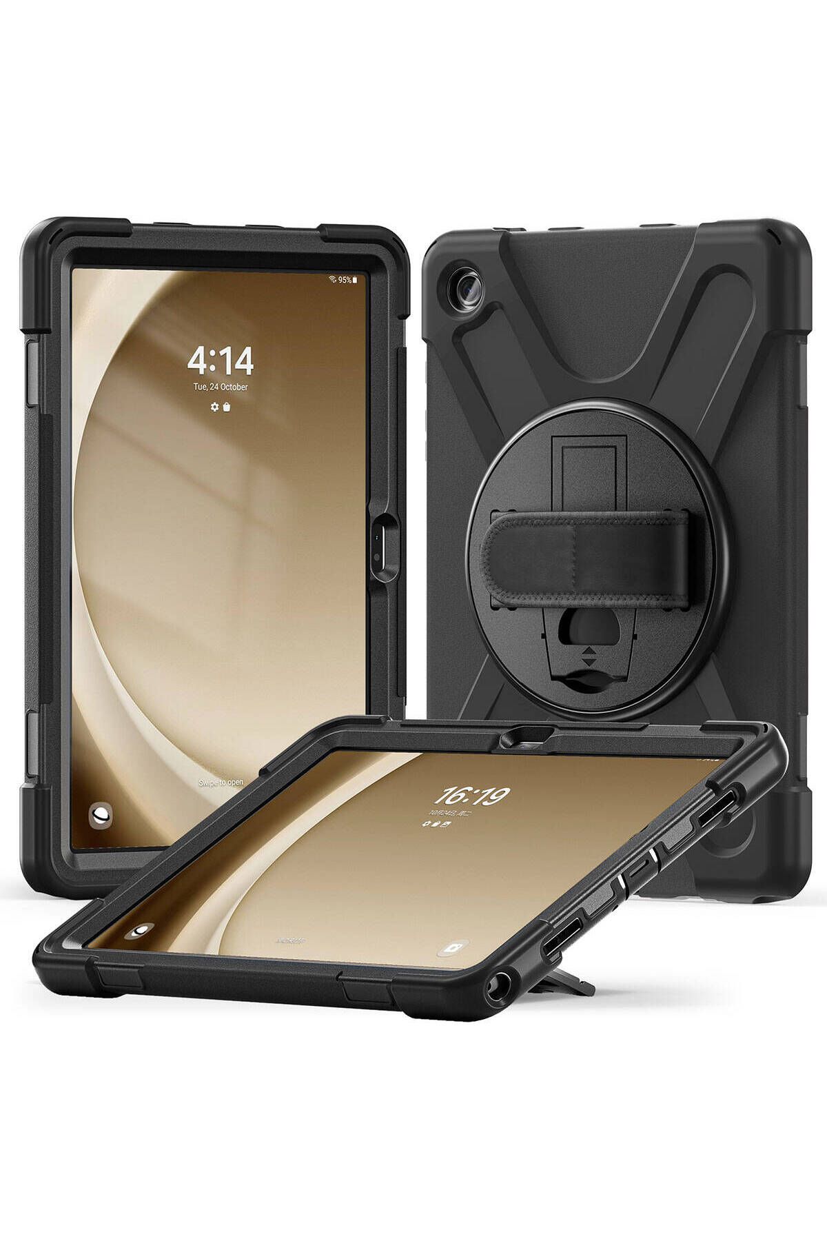 Uzaklarda Arama Galaxy Tab A9 Plus UZRM Defender Tablet Silikon - Siyah