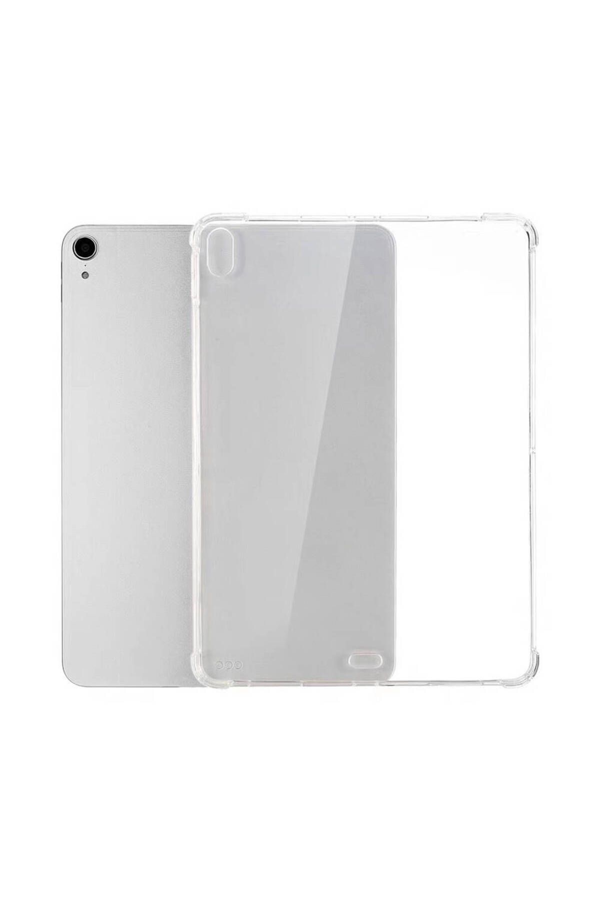 Uzaklarda Arama iPad Air 11 2025 M3 Kılıf UZRM Tablet Nitro Anti Shock Silikon Kapak - Şeffaf