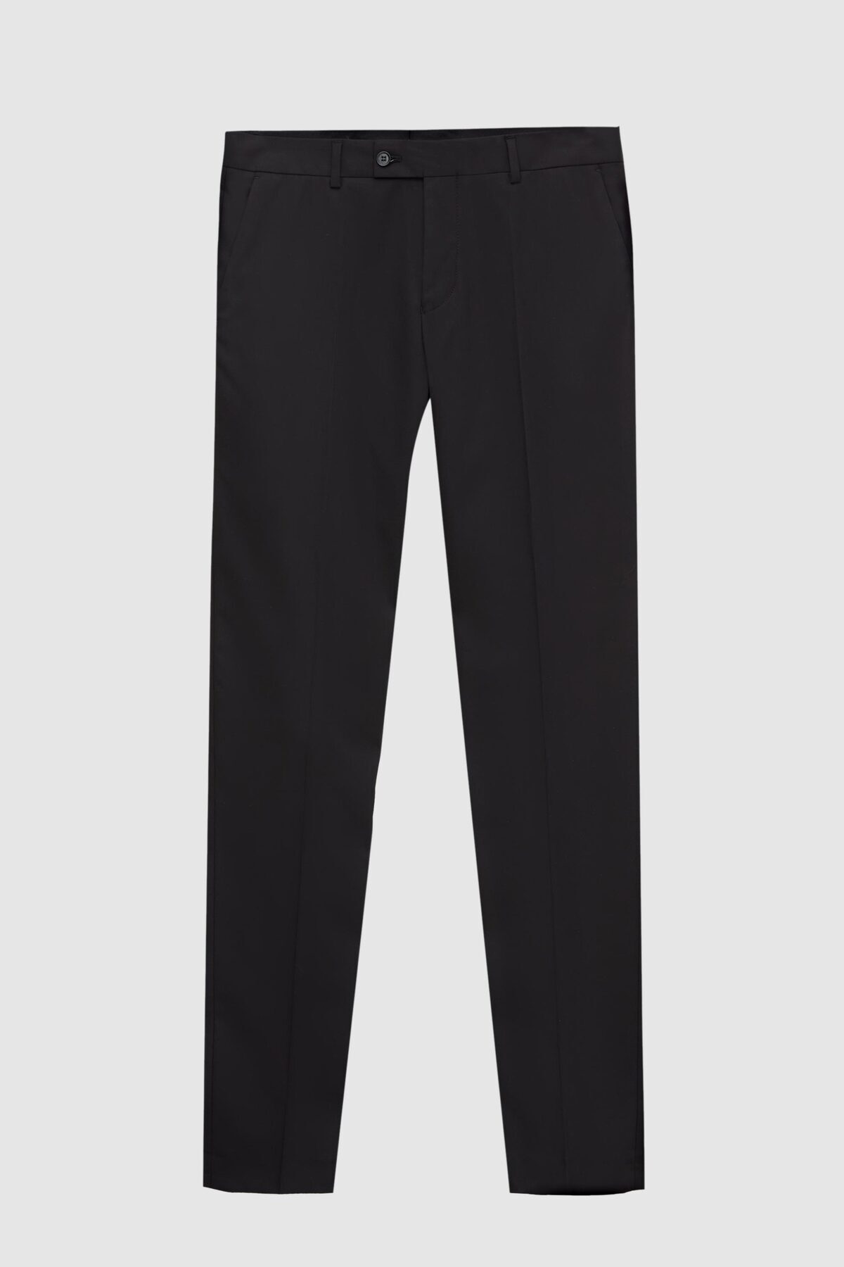 Twn-Slim Fit Black Plain Groom Suit & Tuxedo Suit with Vest 7