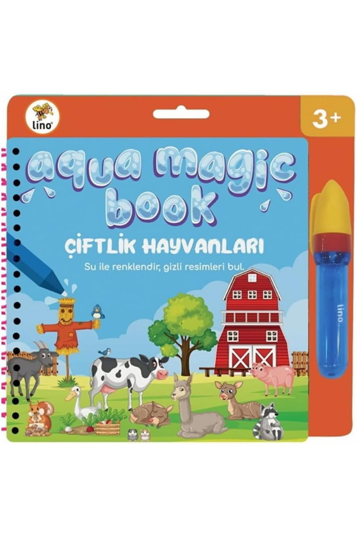 DERİK Simurg Aqua Magic Book Çiftlik (Sihirli Boyama Kitabı) Riee 1094518