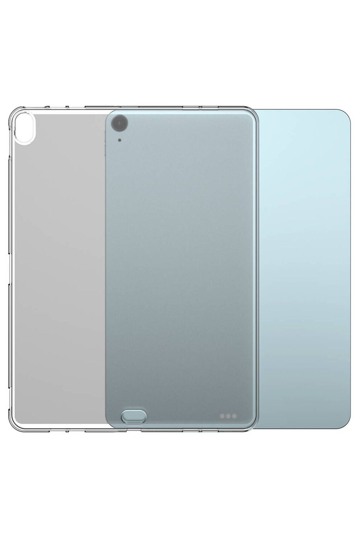 Uzaklarda Arama iPad Air 11 2025 M3 Kılıf UZRM Tablet Süper Silikon Kapak - Şeffaf