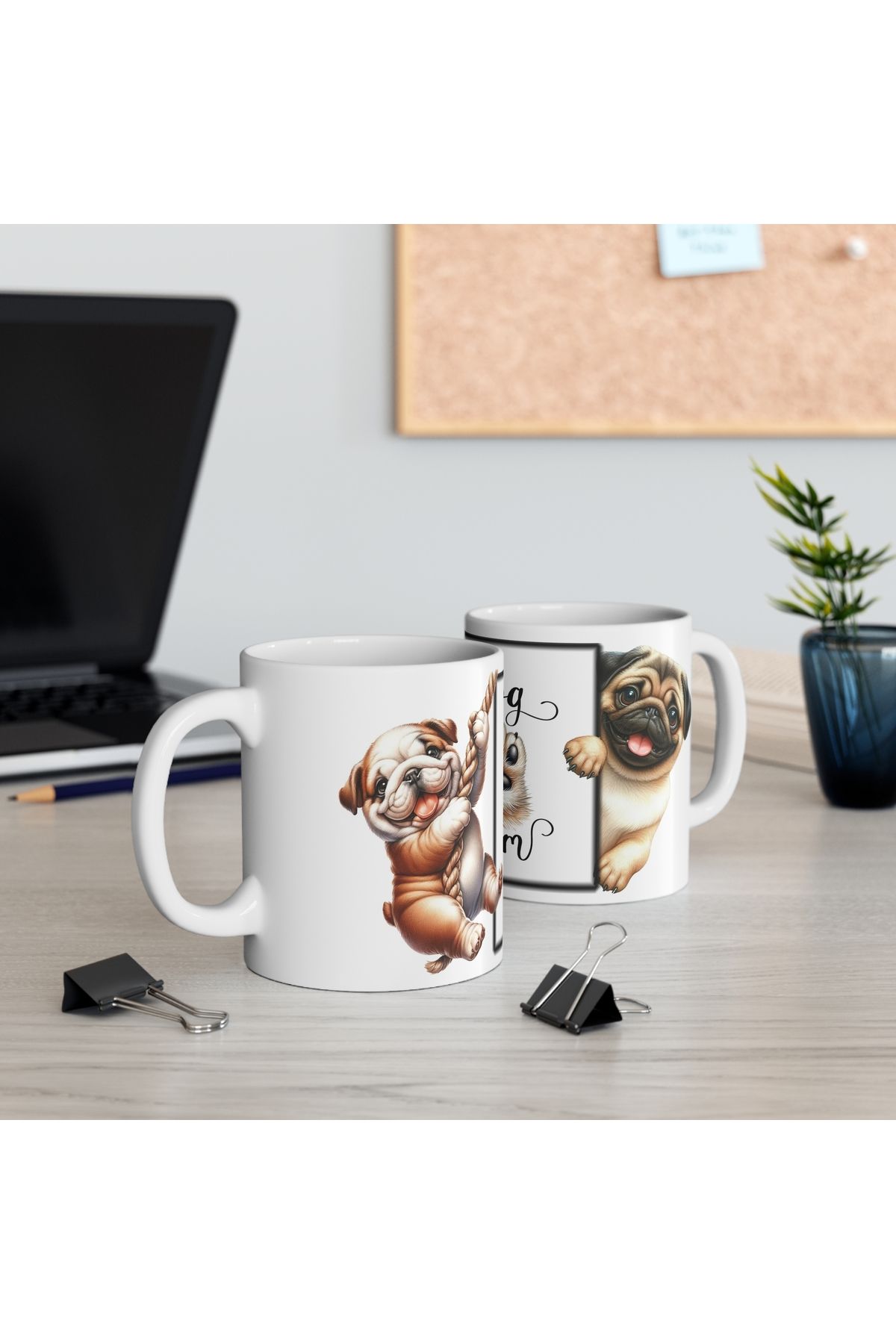 niceworkbynicehands DOG MOM&CAT MOM ANNELER GÜNÜNE ÖZEL ALTERNATİF HEDİYE KUPA