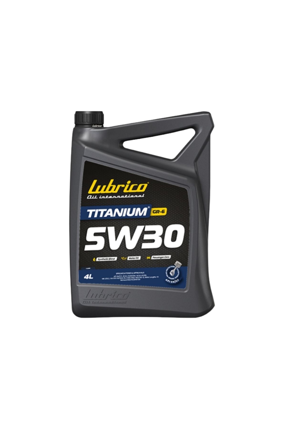 LUBRİCO Lubrico Titanium GR-6 5W-30 Full Sentetik Motor Yağı - 4 Lt.
