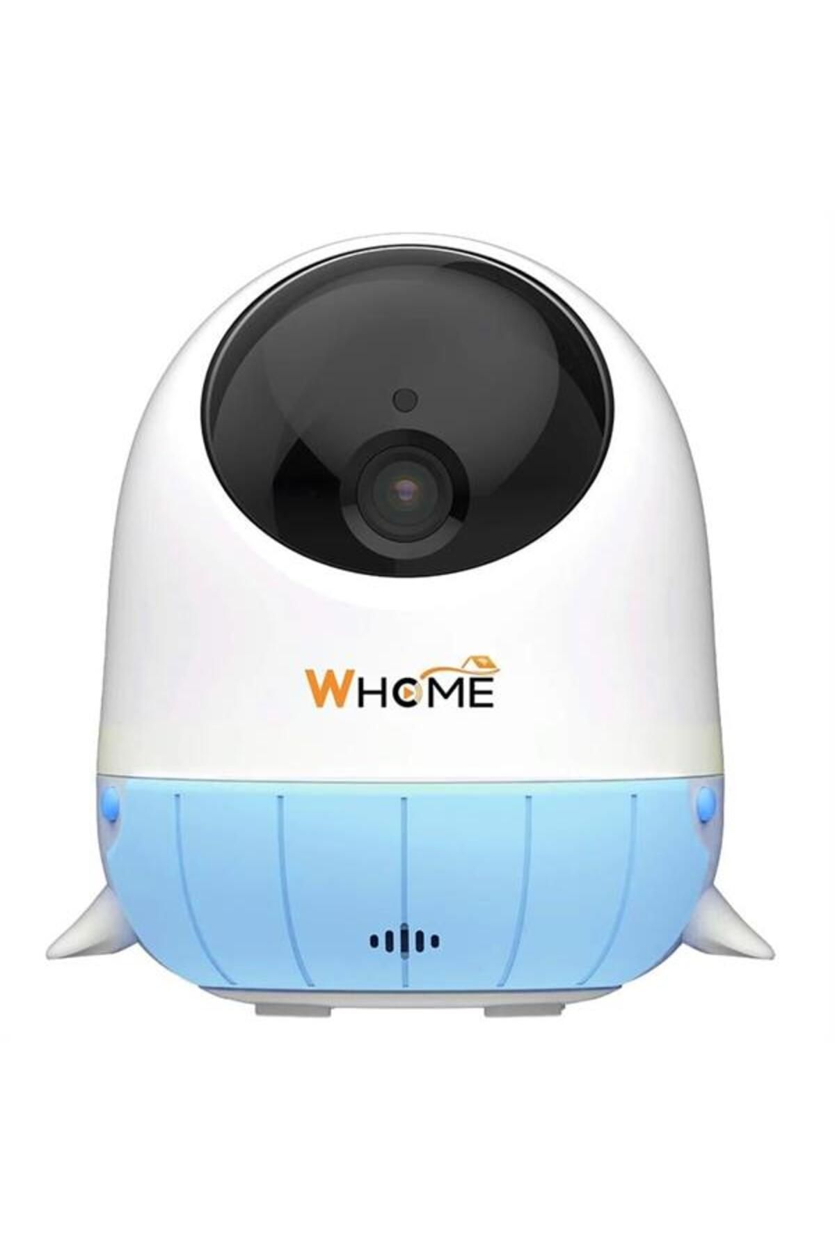 Pazarcan Whome Yapay Zeka Destekli 2K Ptz Gece Görüşlü Mavi Wifi Bebek Güvenlik Kamerası (128 Gb Tf Kart Des