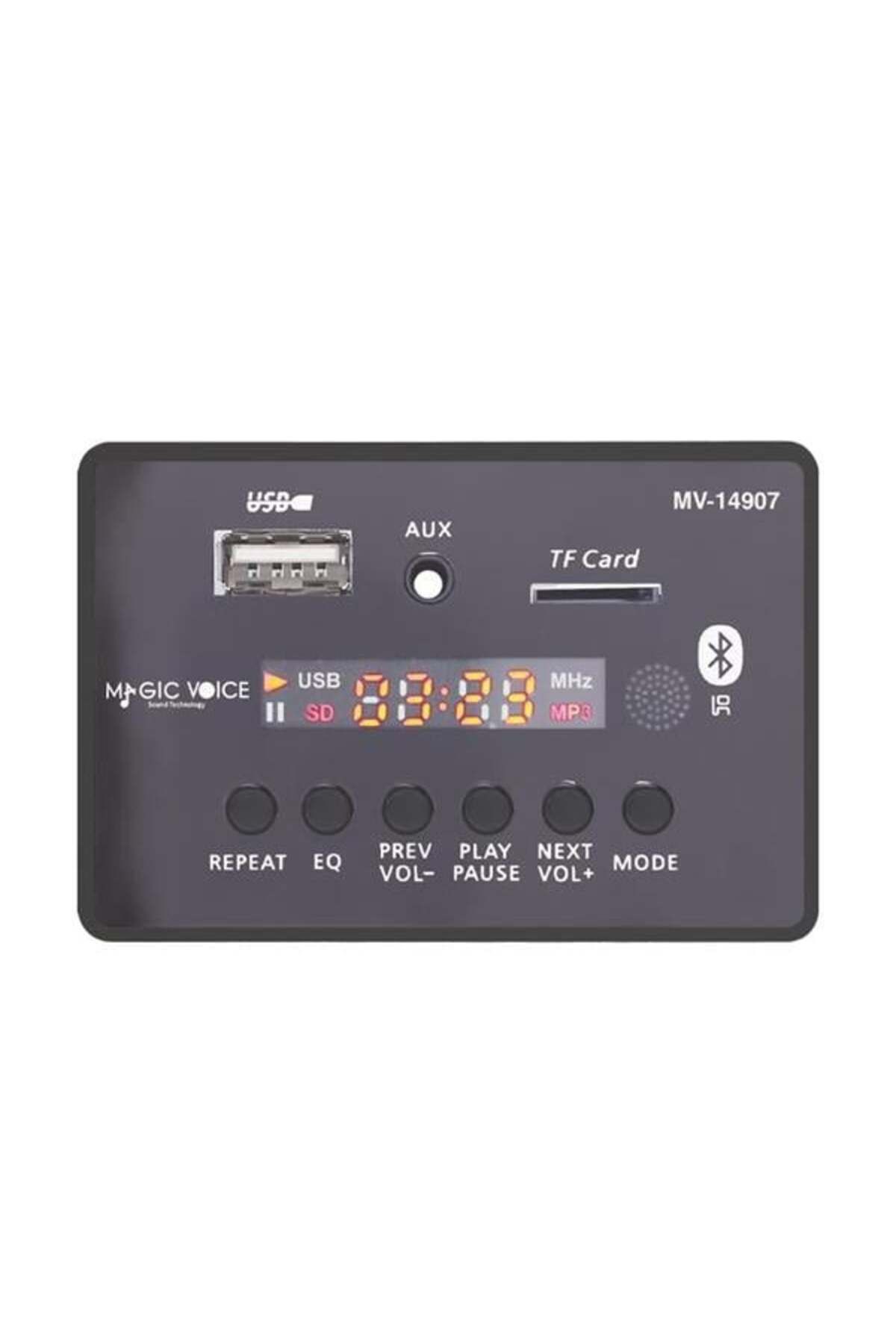 feifei Magicvoice Mv-14907 Usb-sd-aux-bluetooth Mikrofonlu Kumandalı Ekranlı Oto Teyp Çevirici Dijital Pla