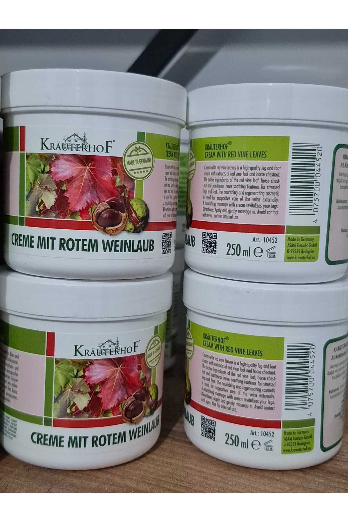 Krauterhof Kırmızı Asma Yaprağı Kremi 250 ml