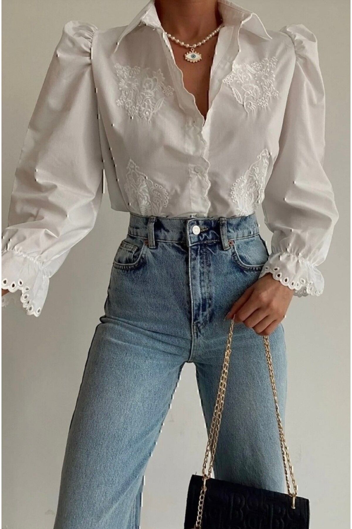 Stor Vintage Ruhuyla Şıklık: Fisto Detaylı Kadın Gömlek