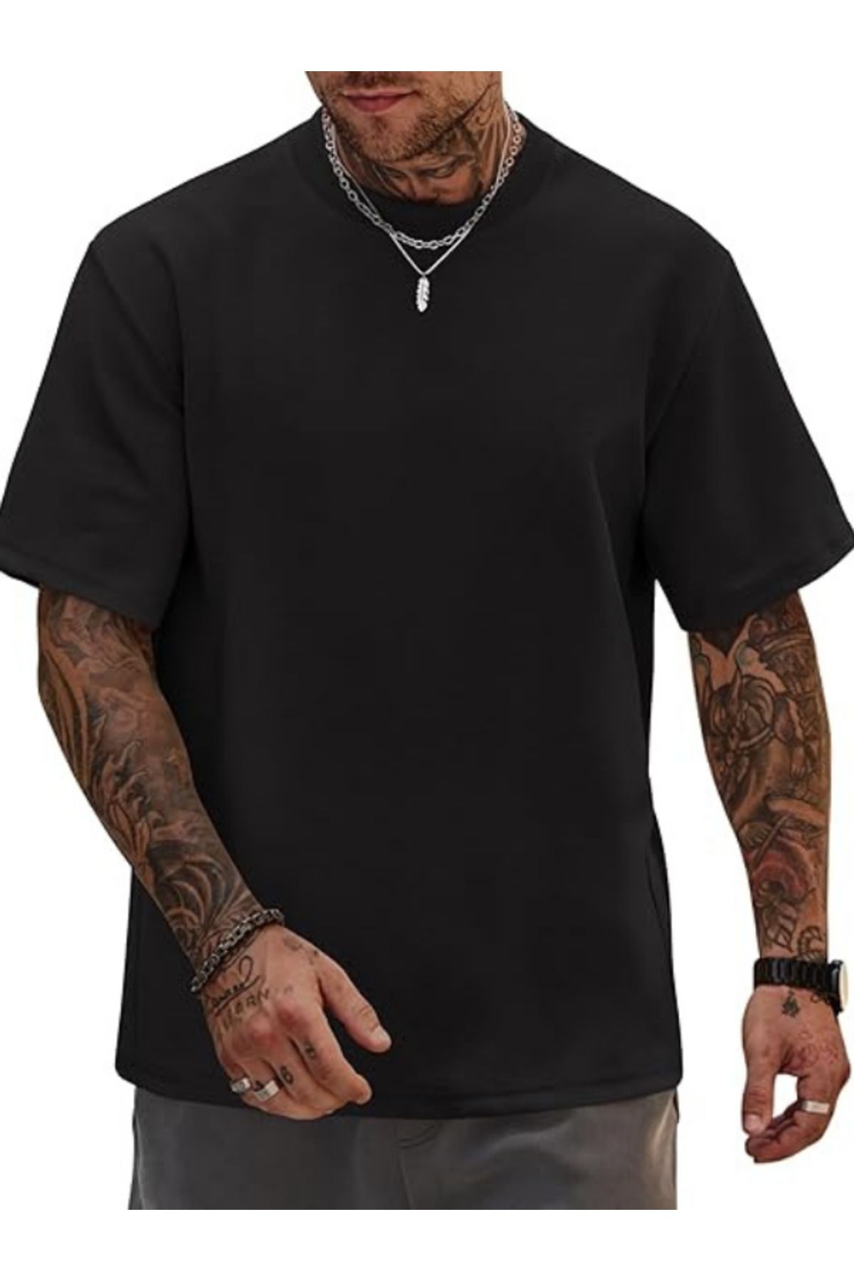 MODA Yumuşak Dokulu Oversize T-shirt