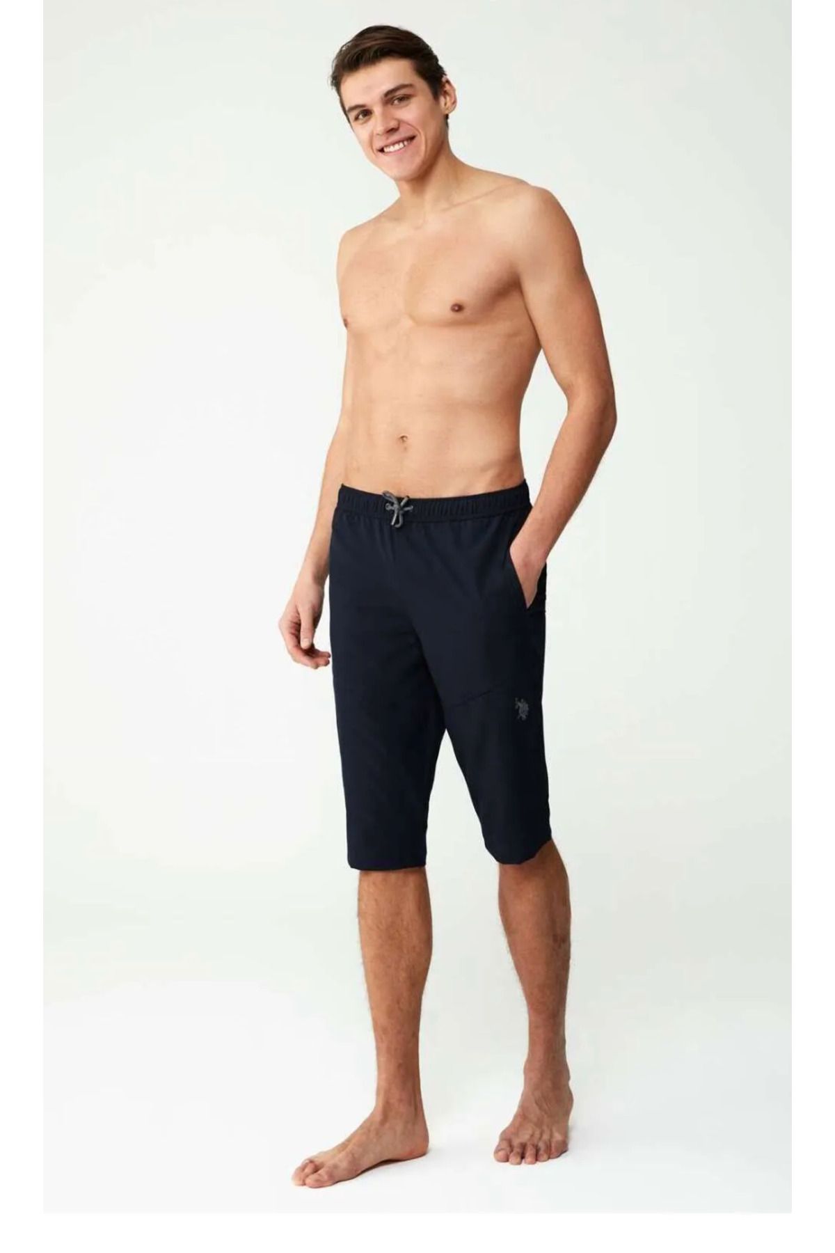 U.S. Polo Assn. U.S. Polo Assn. - Erkek Extra Uzun Deniz Şortu BNNTO.2.3MR.0.K.0TN.2G.05.15