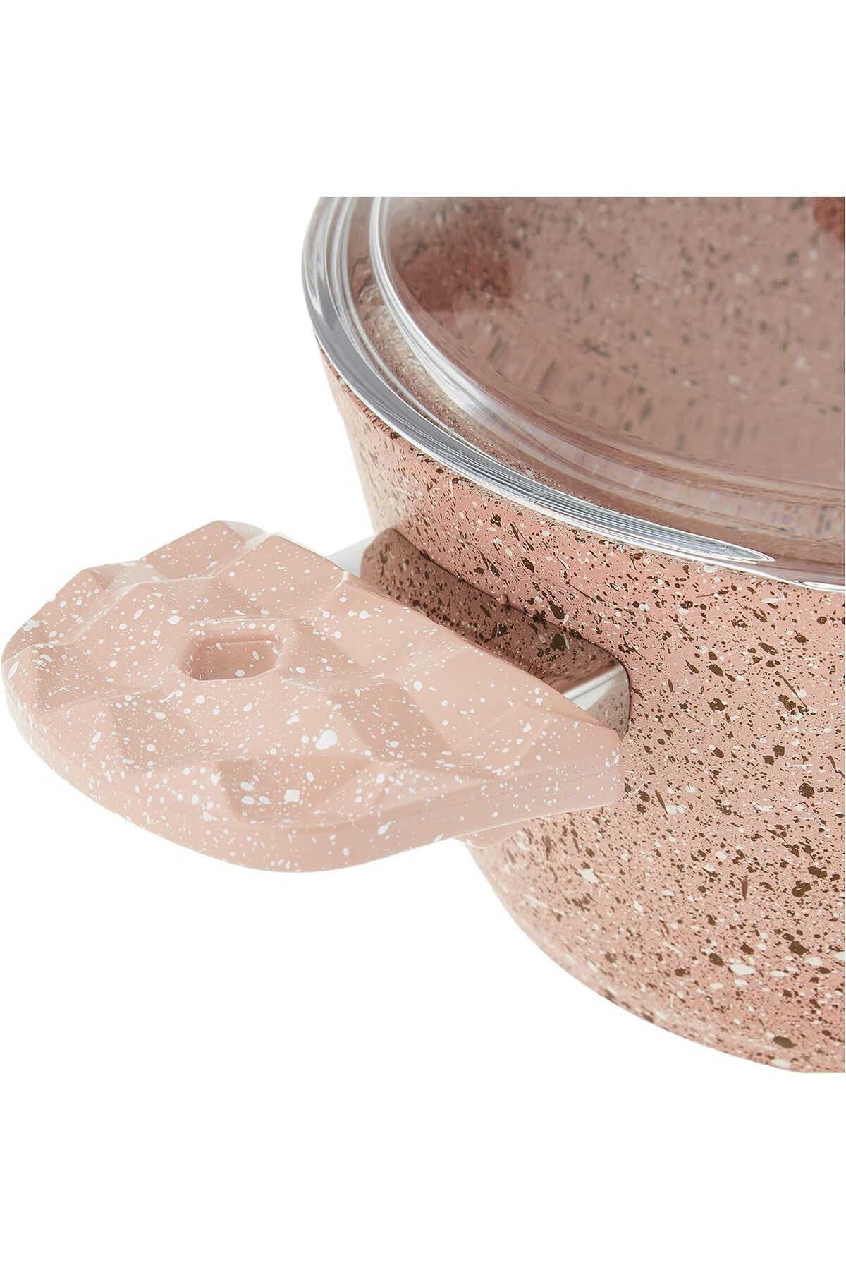 HOME MAKER-GRANITEC PINK CASSEROLE 20CM 7