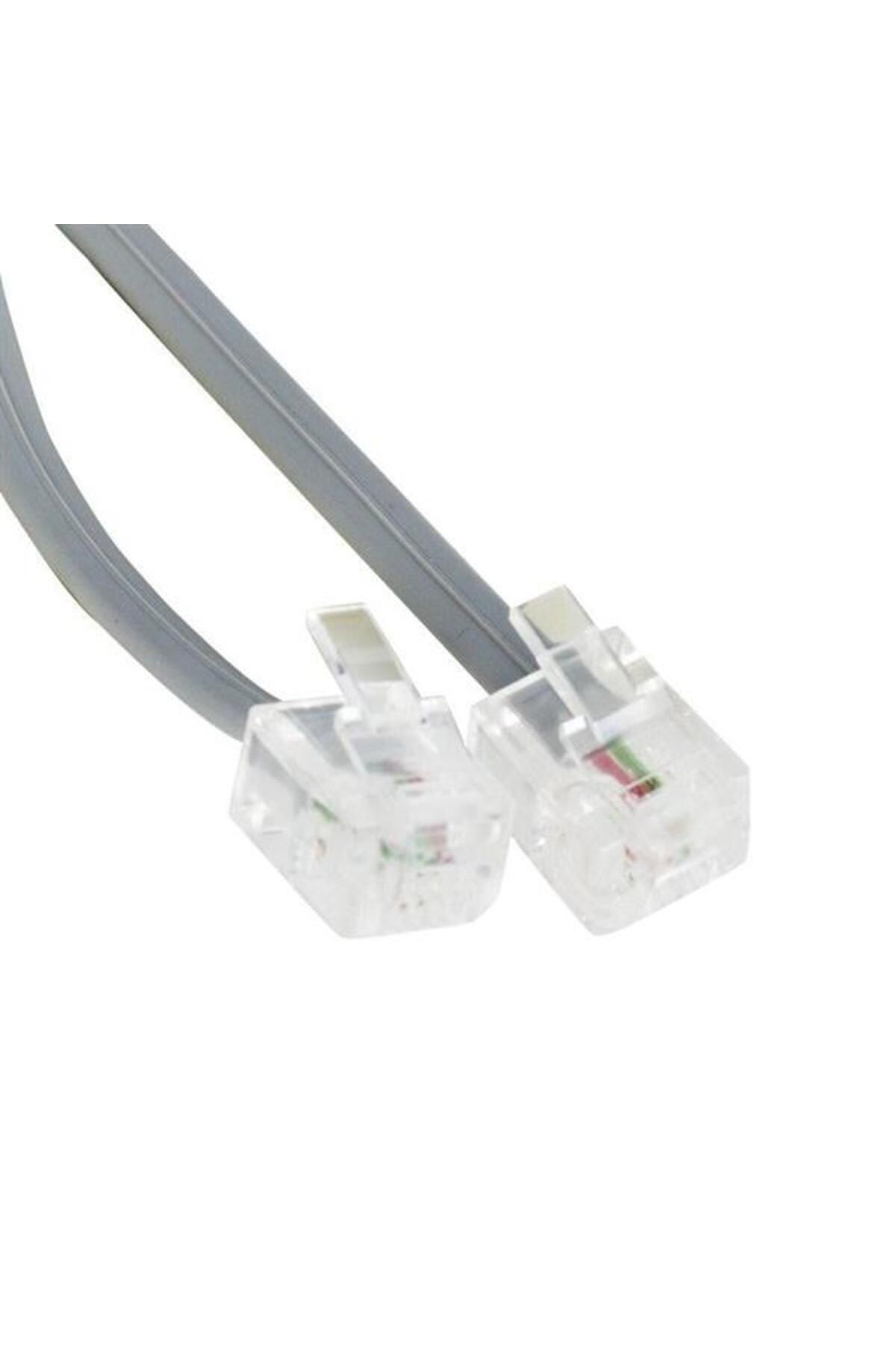 Pazarcan Telefon Kablosu 3 Metre 2 Pin Soketli