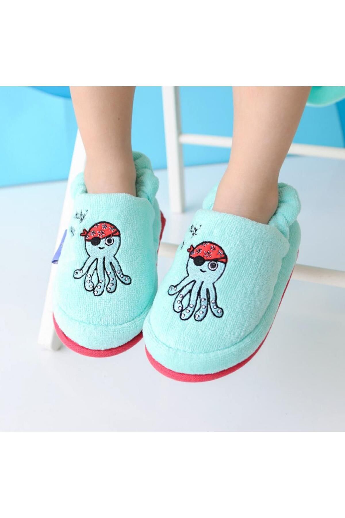 Milk & Moo-Milk&moo Kinder-Poncho und Hausschuhe Sailor Octopus 2