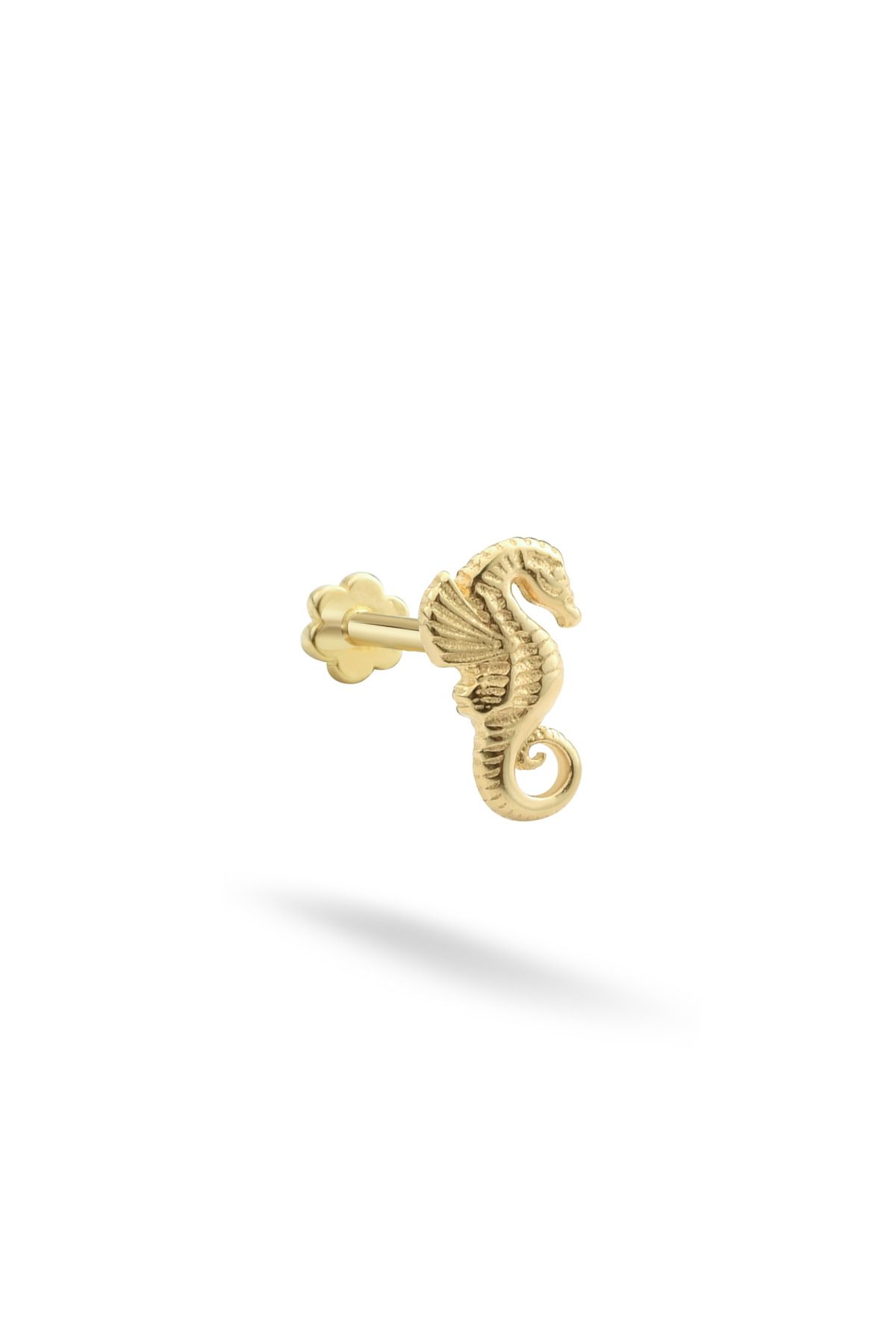 Lunia Atelier Deniz Atı Altın Piercing
