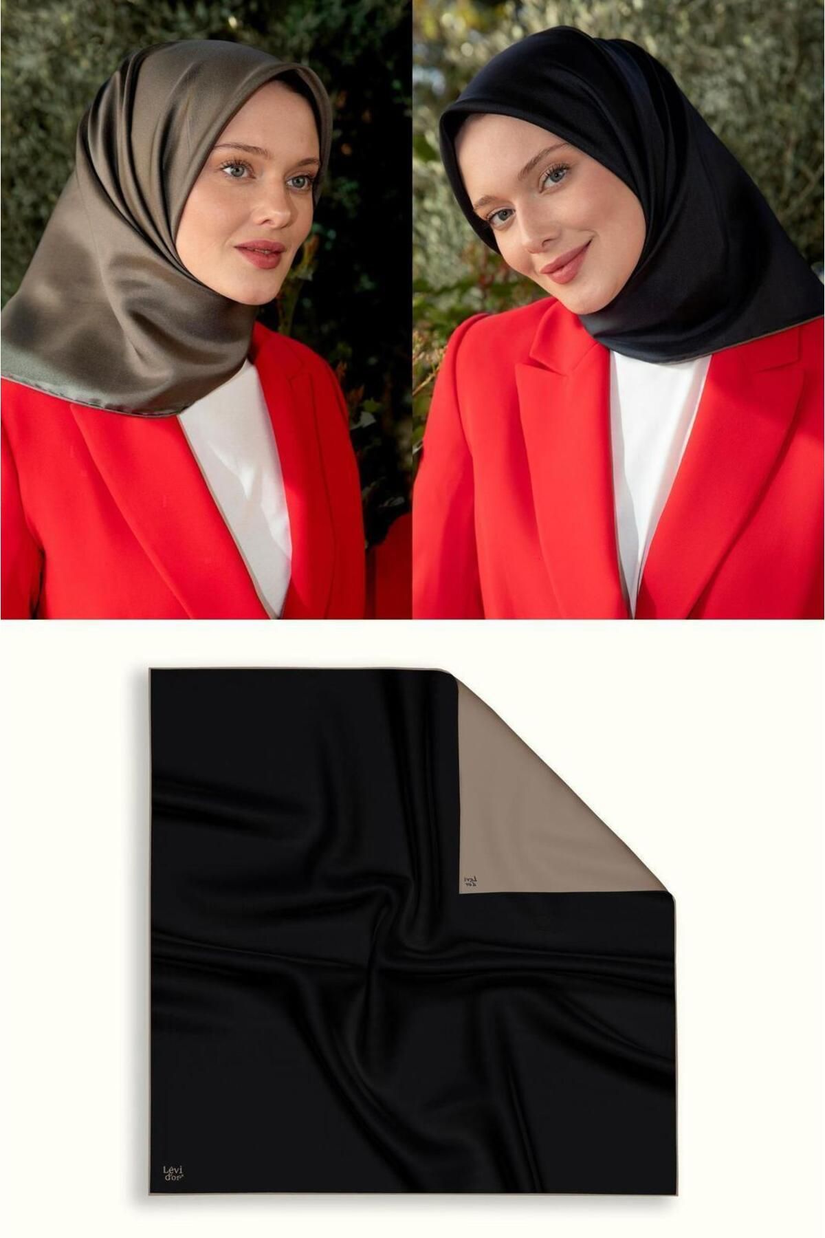 Elit Scarf Çift Taraflı Twill İpek Eşarp