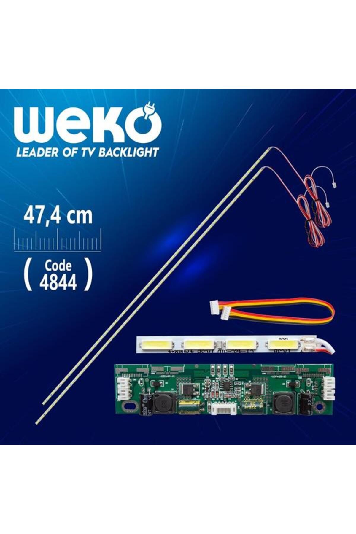 Genel Markalar 42'' Universal E-led 51 Ledli (7020) 474mm 360-450ma 51-54v Çift Led Sürücü Kablo Takım (WK-1369)