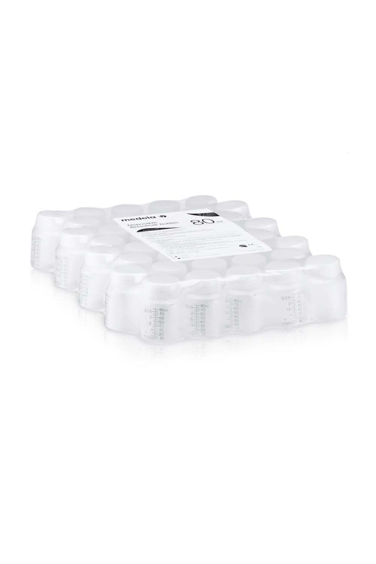 Medela-- Disposable Bottles 80ml With Lids(Each Piece) 40 pcs 1