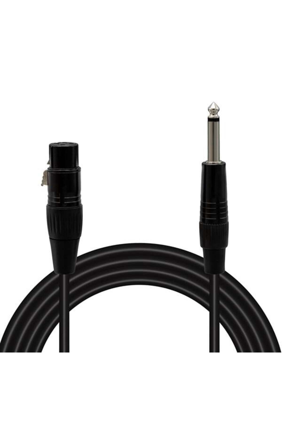 Pazarcan Magicvoice Ld379 Xlr Canon Dişi - 6.3 Mm Mono Erkek 1 Metre Kablo